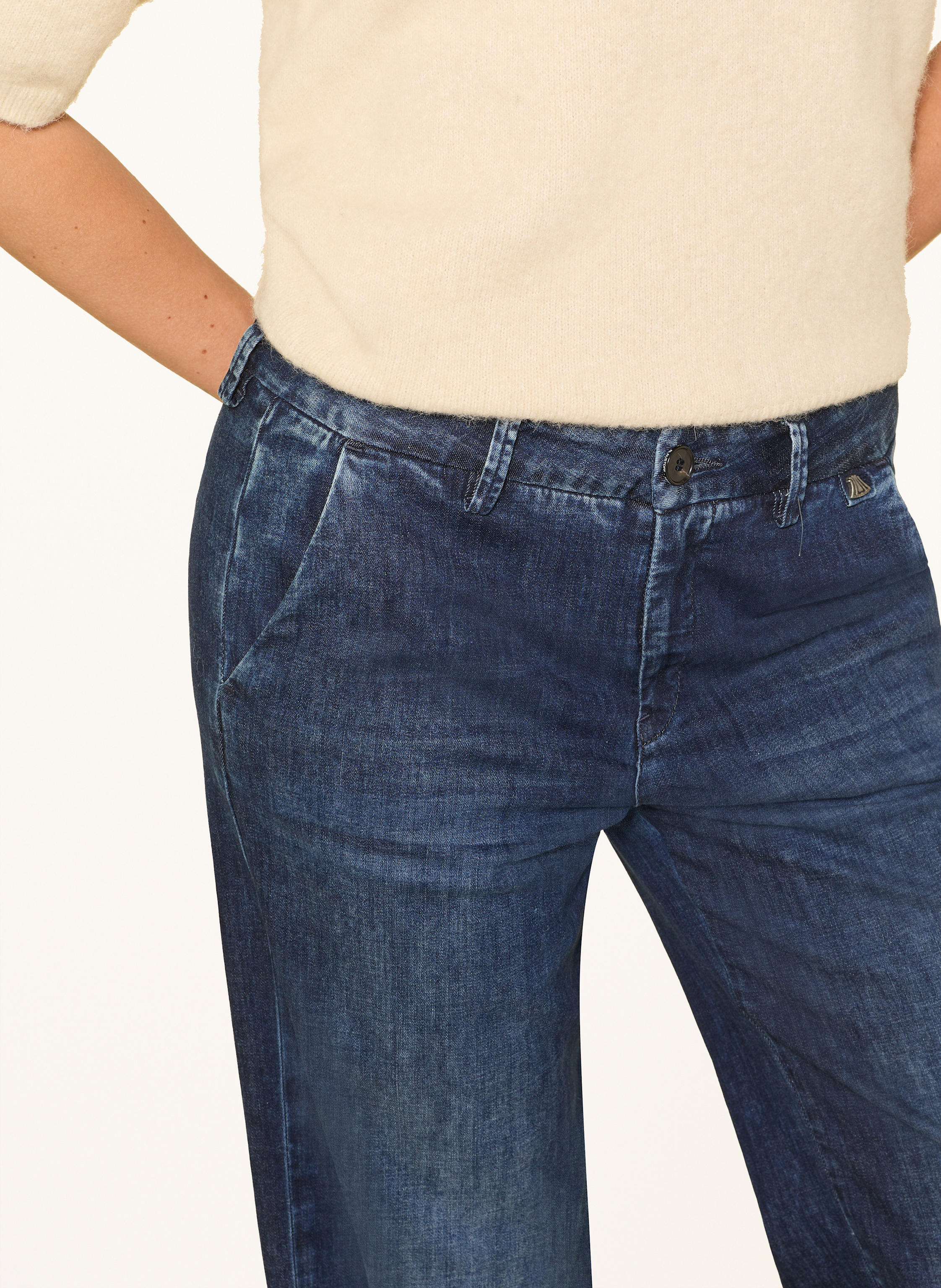 Thumbnail - Herrlicher Straight Jeans Lovely blau