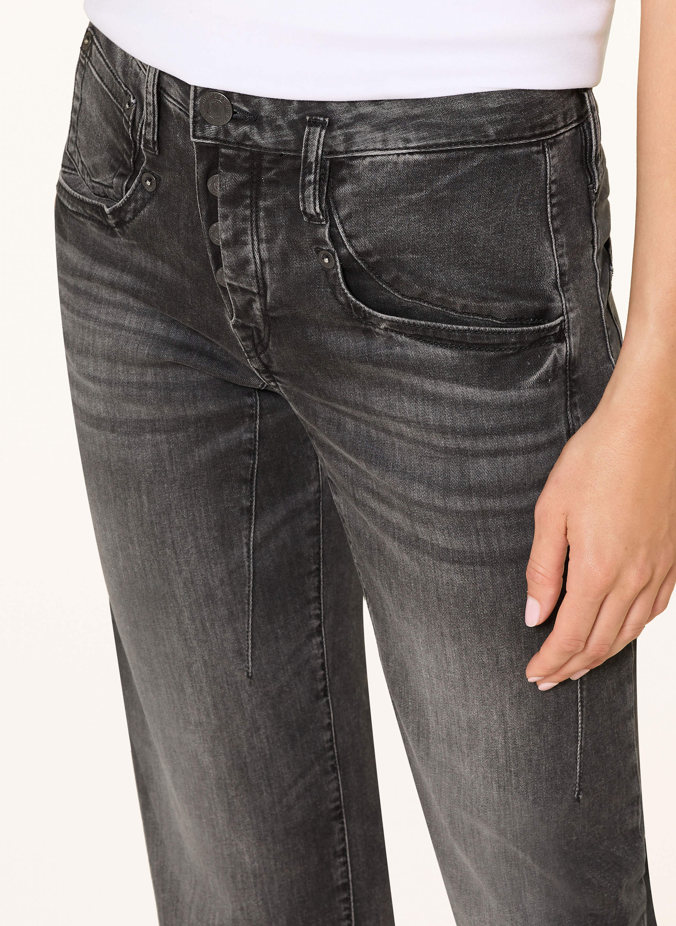 Thumbnail - Herrlicher Mom Jeans Shyra grau