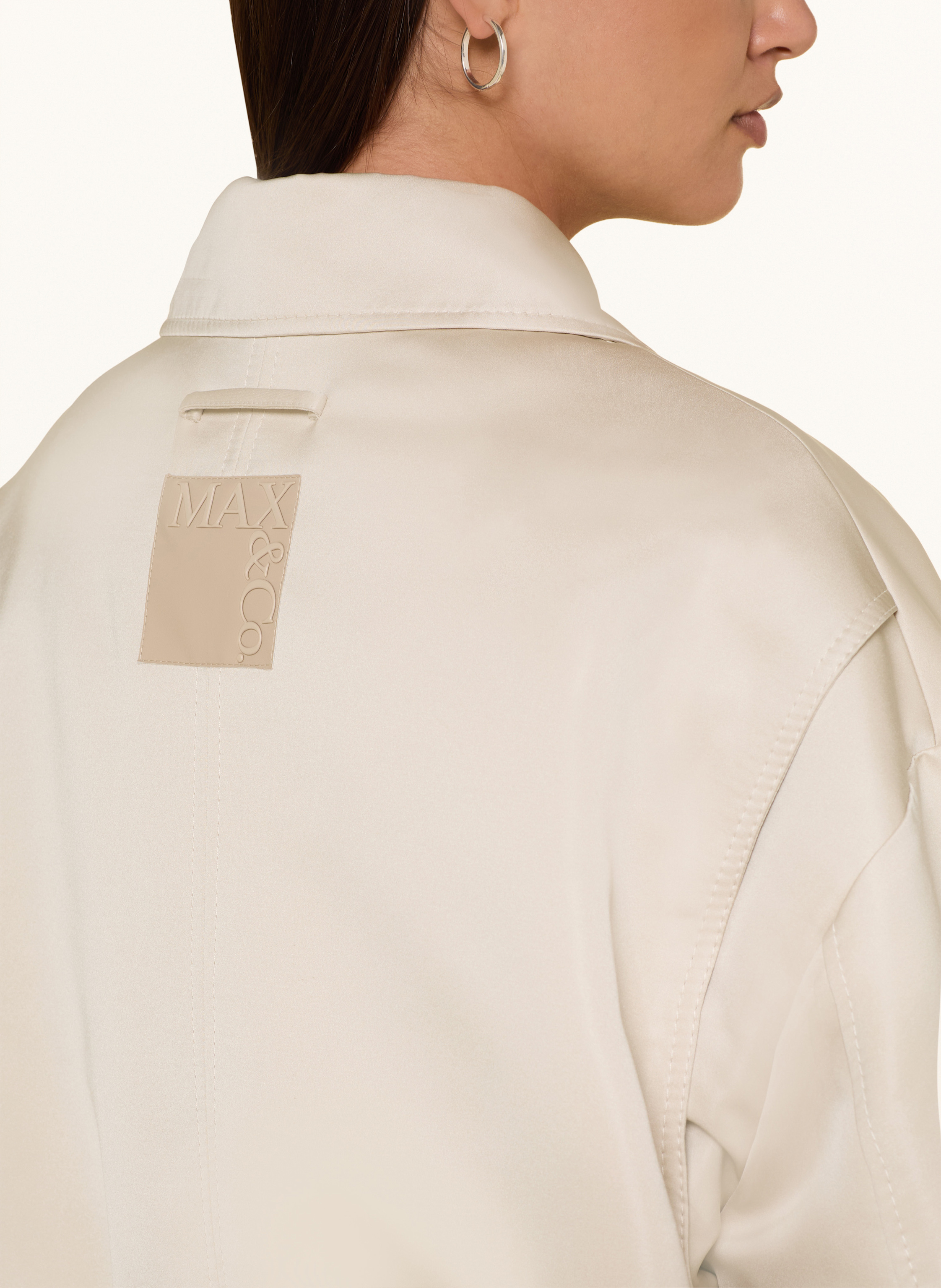 Thumbnail - Max & Co. Satinblouson Mcocippo weiss