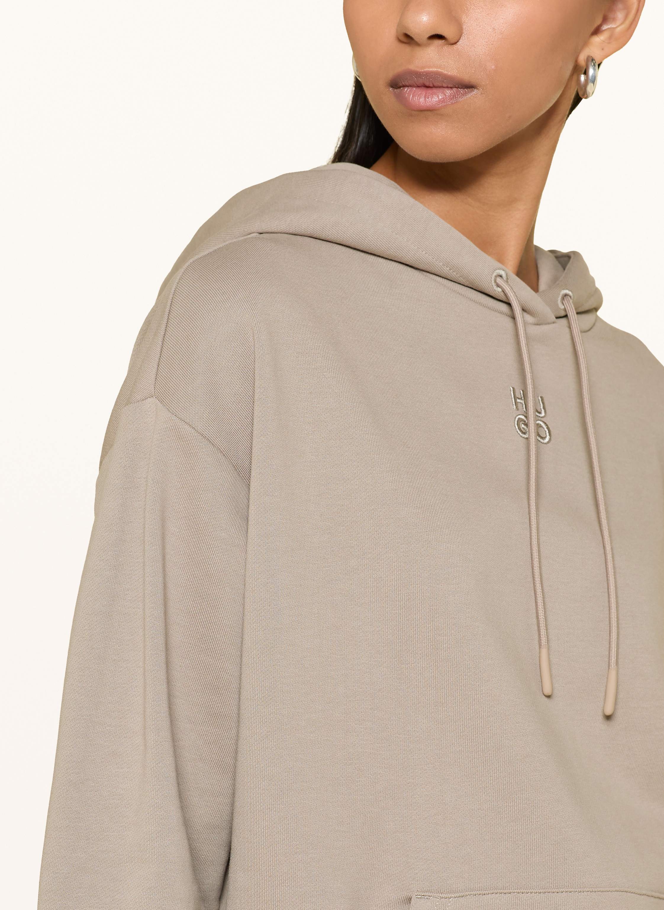 Thumbnail - Hugo Hoodie Delfinia beige