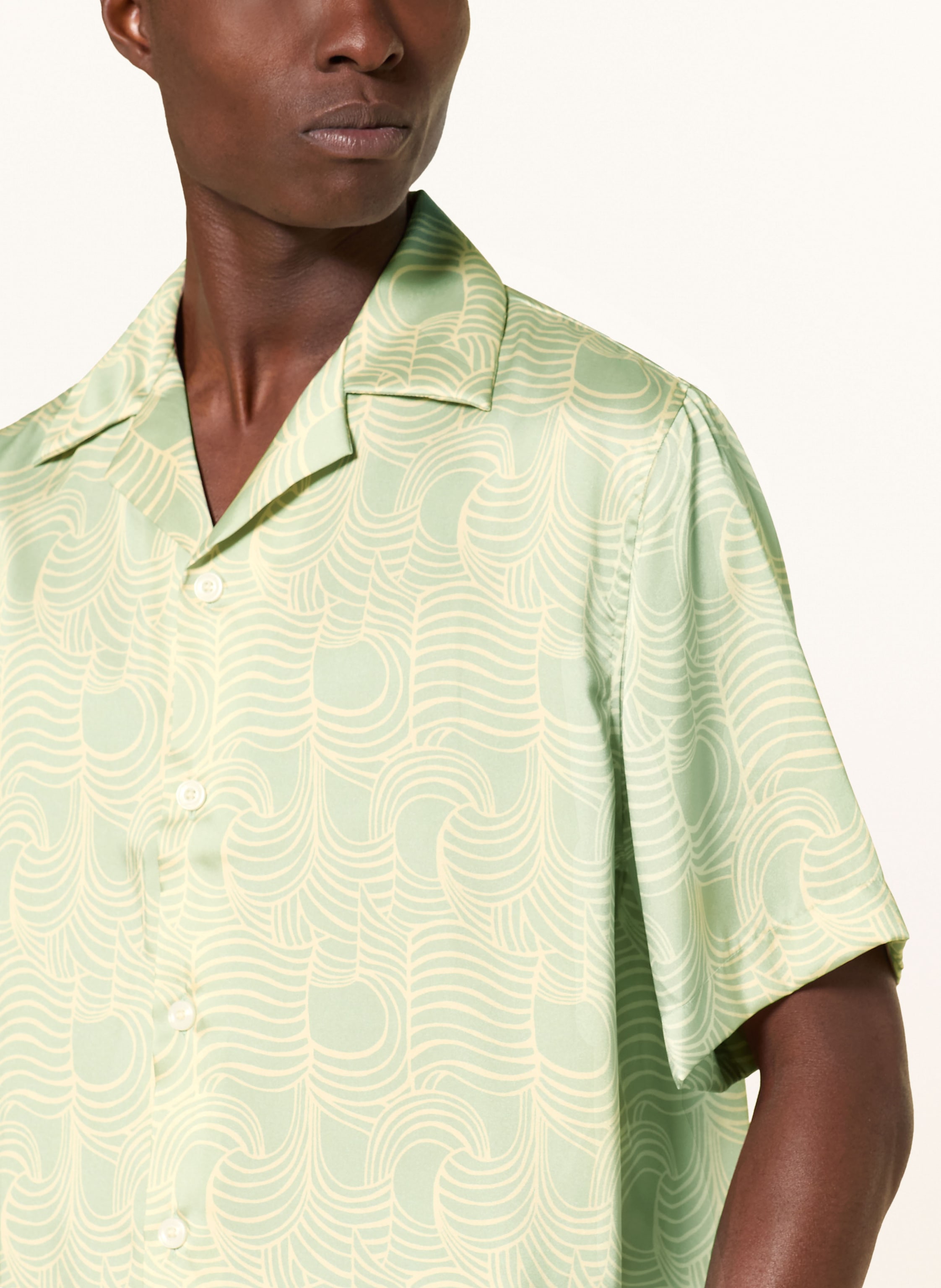 Thumbnail - Reiss Resorthemd Waver Relaxed Fit gruen