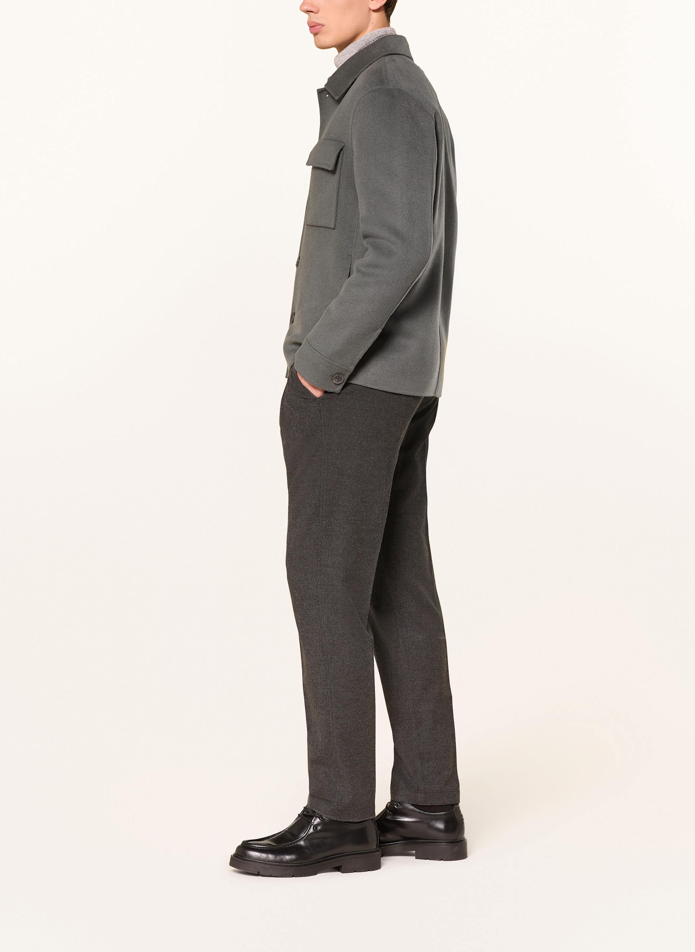 Thumbnail - Marc O'polo Flanellhose Osby Tapered Fit grau