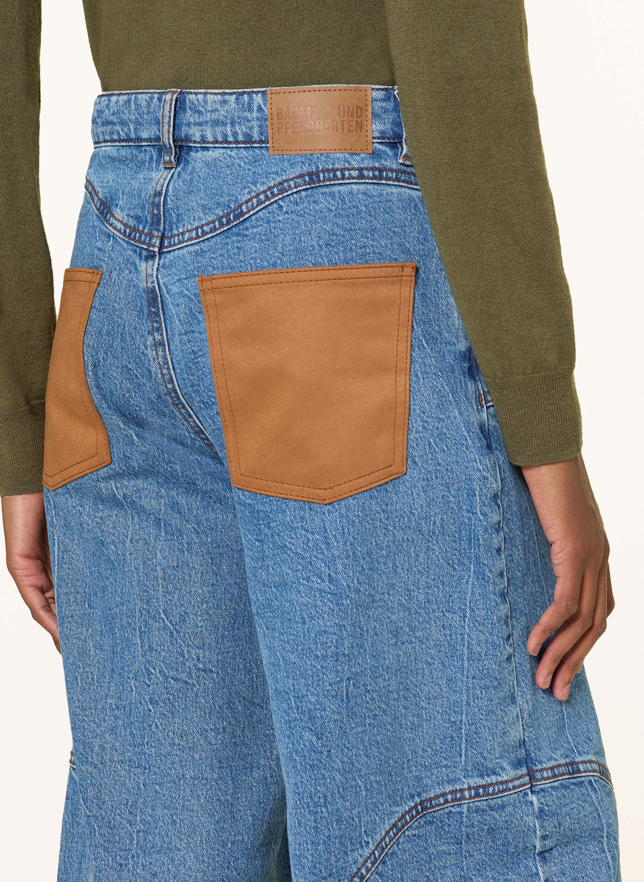 Thumbnail - Baum Und Pferdgarten Barrel Jeans Napolen blau