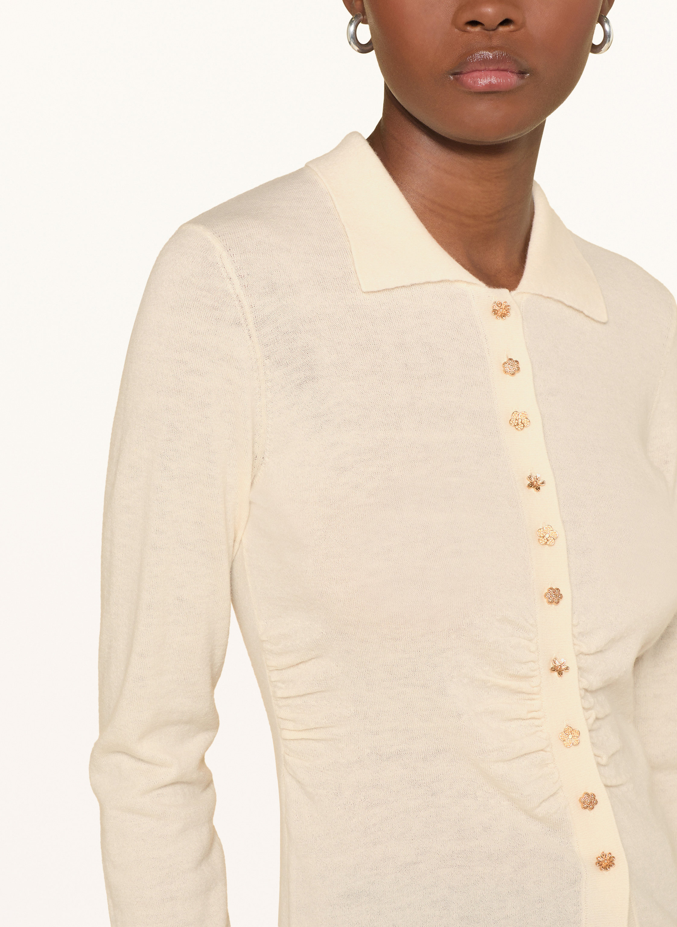 Thumbnail - Baum Und Pferdgarten Strickbluse Camiline weiss