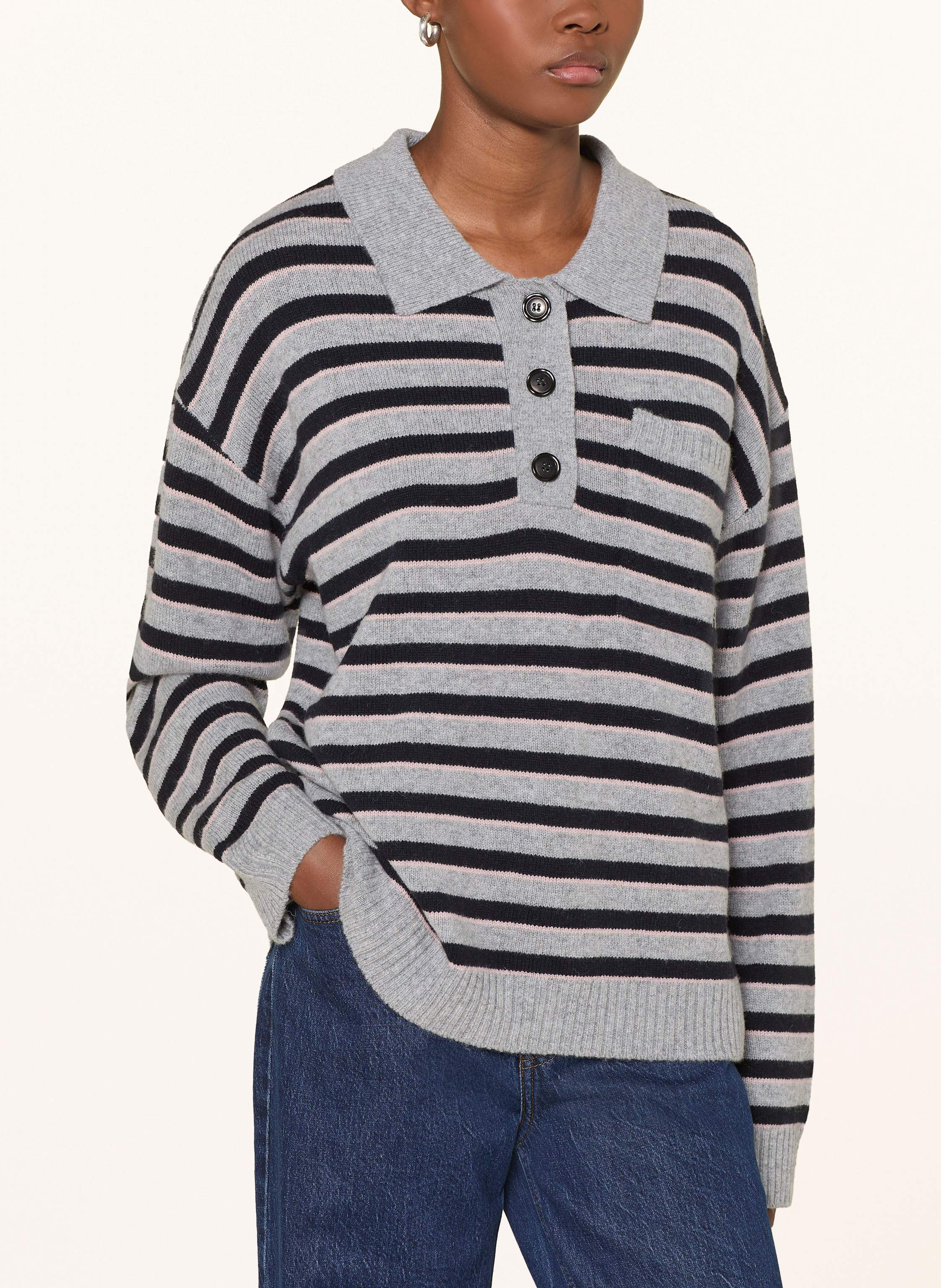 Thumbnail - Baum Und Pferdgarten Pullover Cailey grau