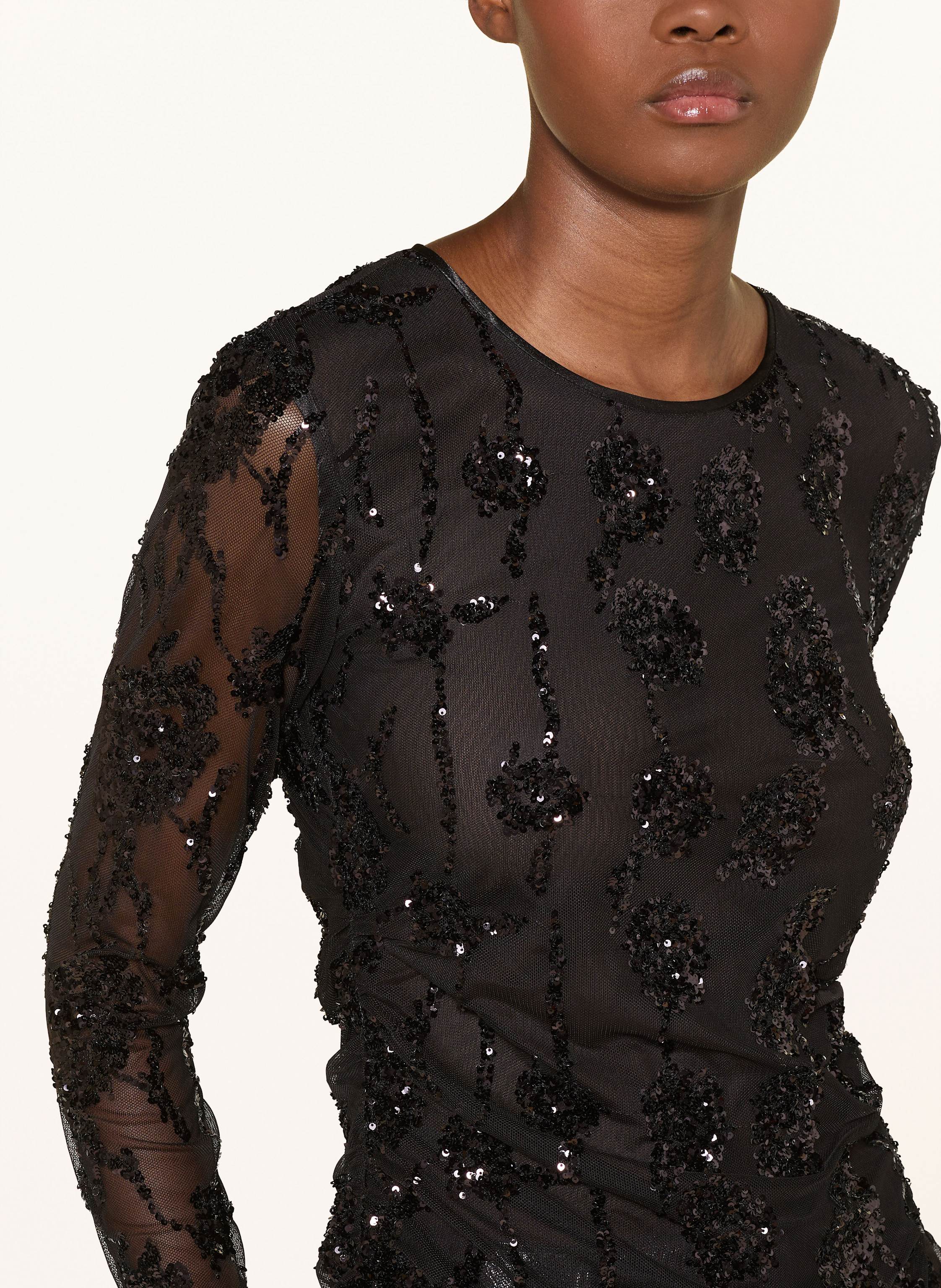 Thumbnail - Baum Und Pferdgarten Longsleeve Jenine Mit Pailletten schwarz