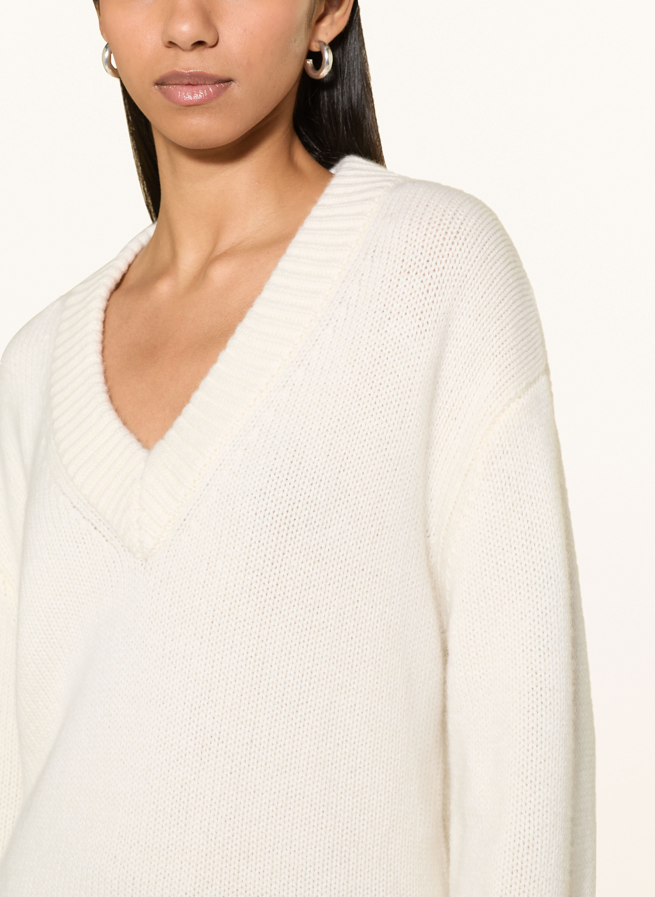 Thumbnail - Lisa Yang Cashmere-Pullover Aletta weiss