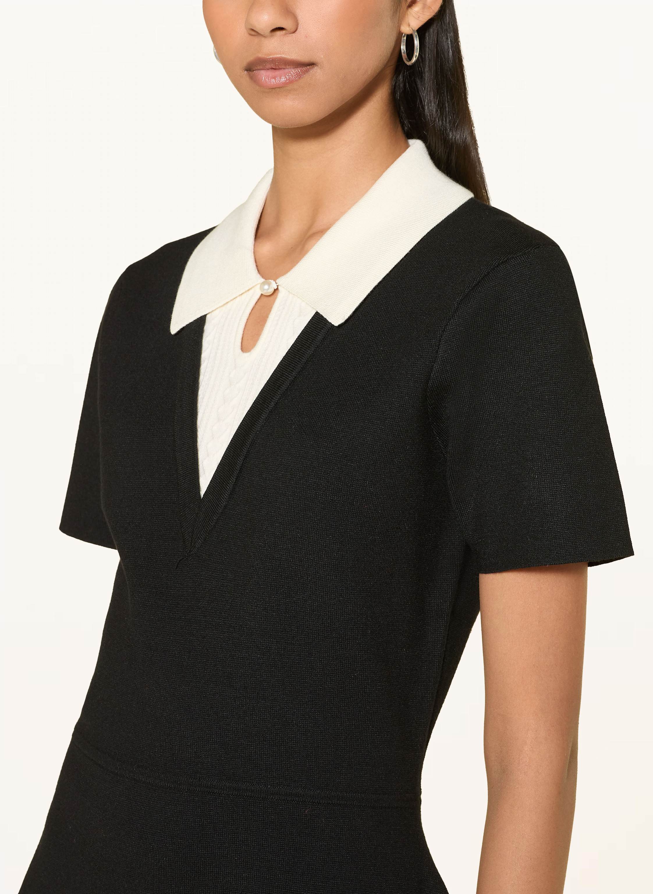 Thumbnail - Claudie Pierlot Strickkleid schwarz