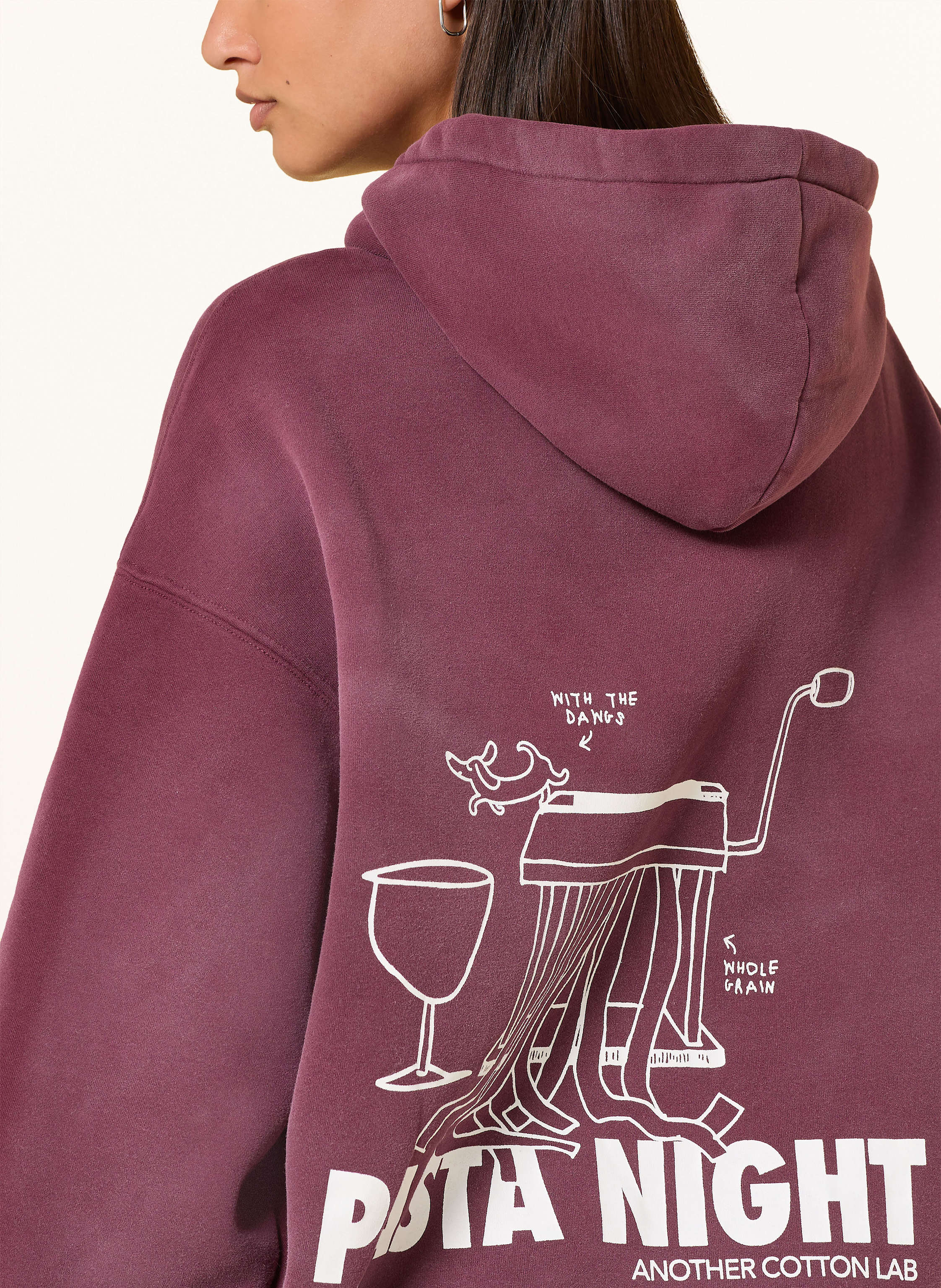 Thumbnail - Another Cotton Lab Oversized-Hoodie rot