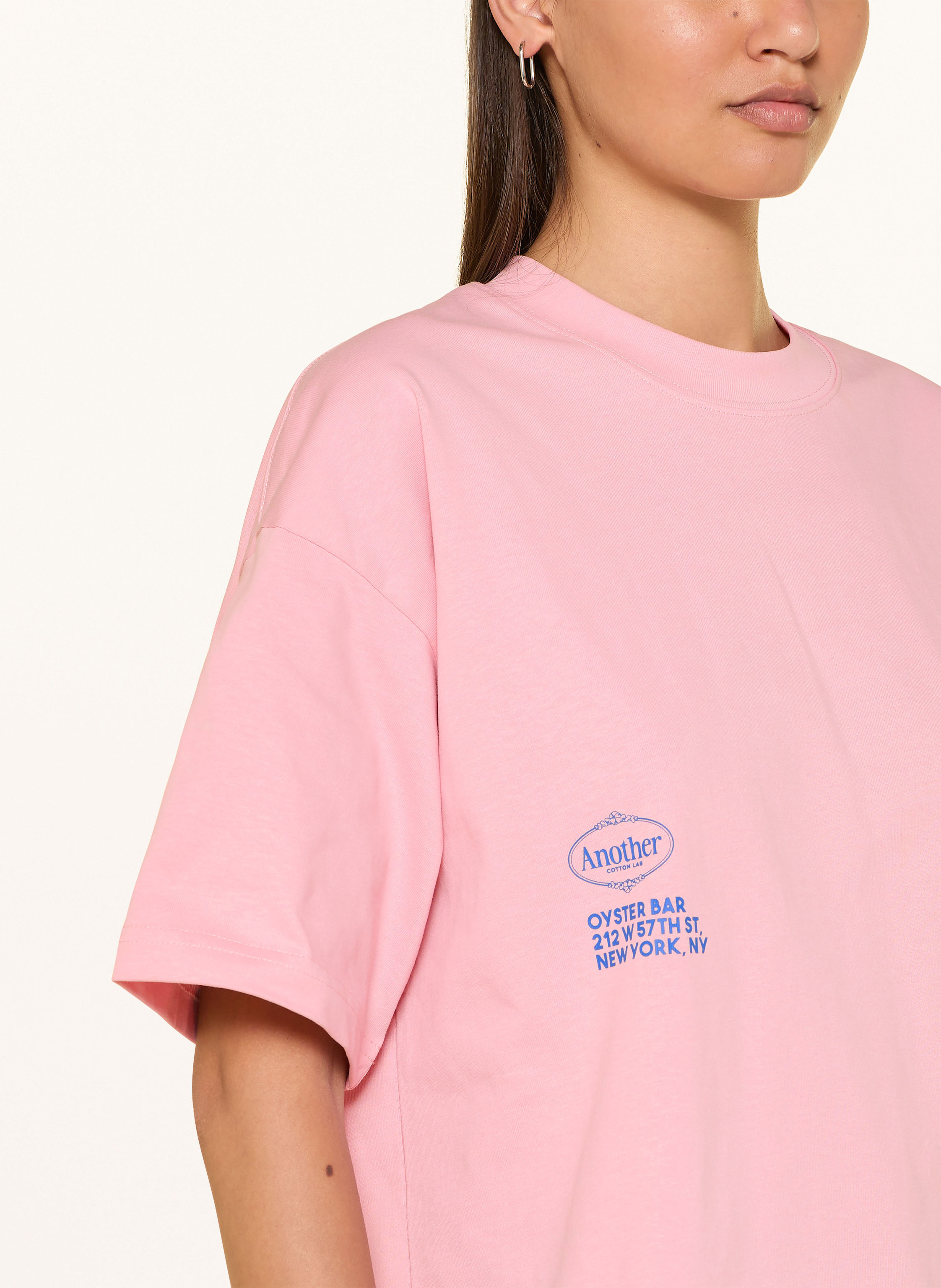 Thumbnail - Another Cotton Lab Oversized-Shirt rosa