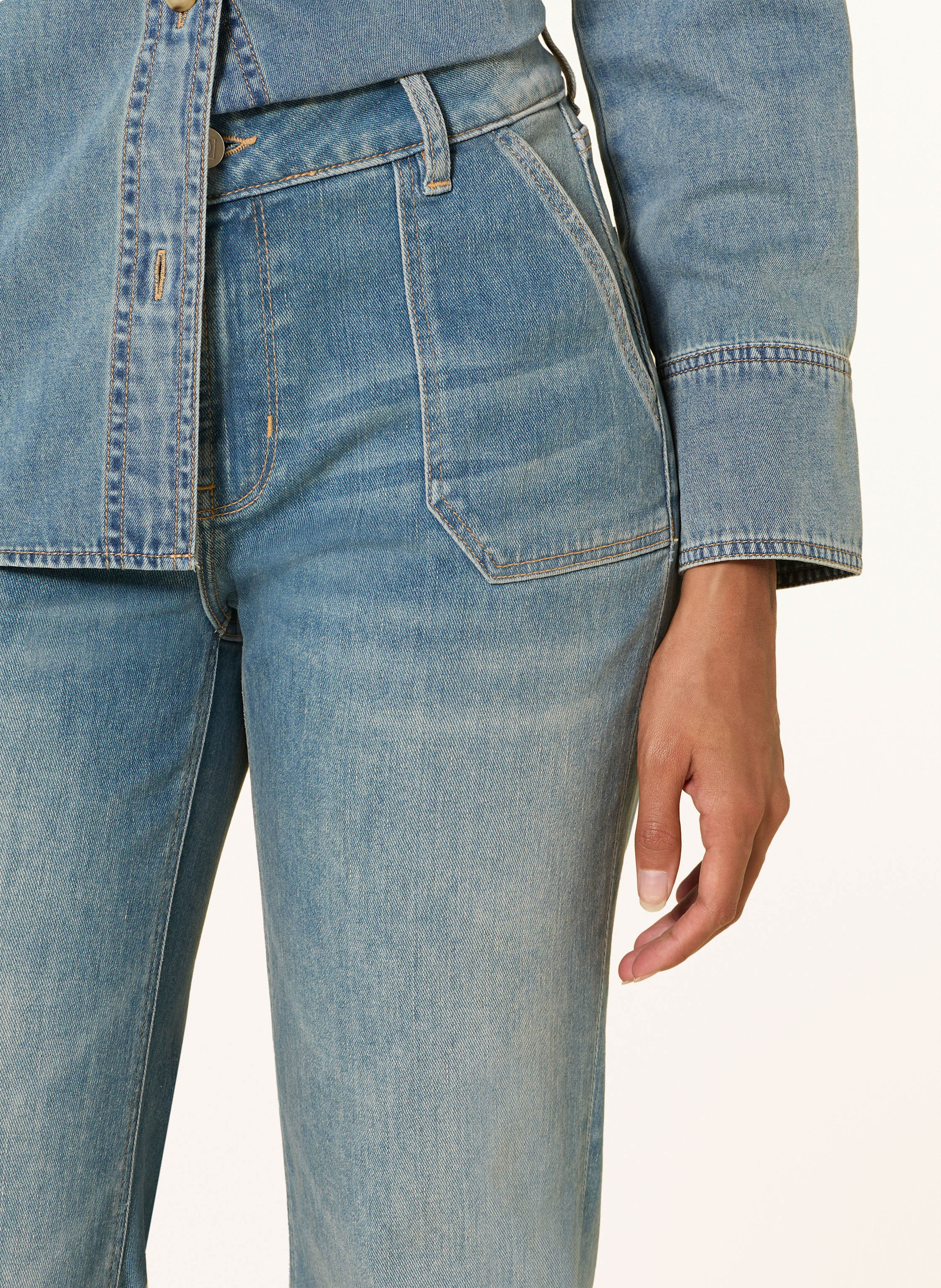 Thumbnail - Someday Flared Jeans Carie blau