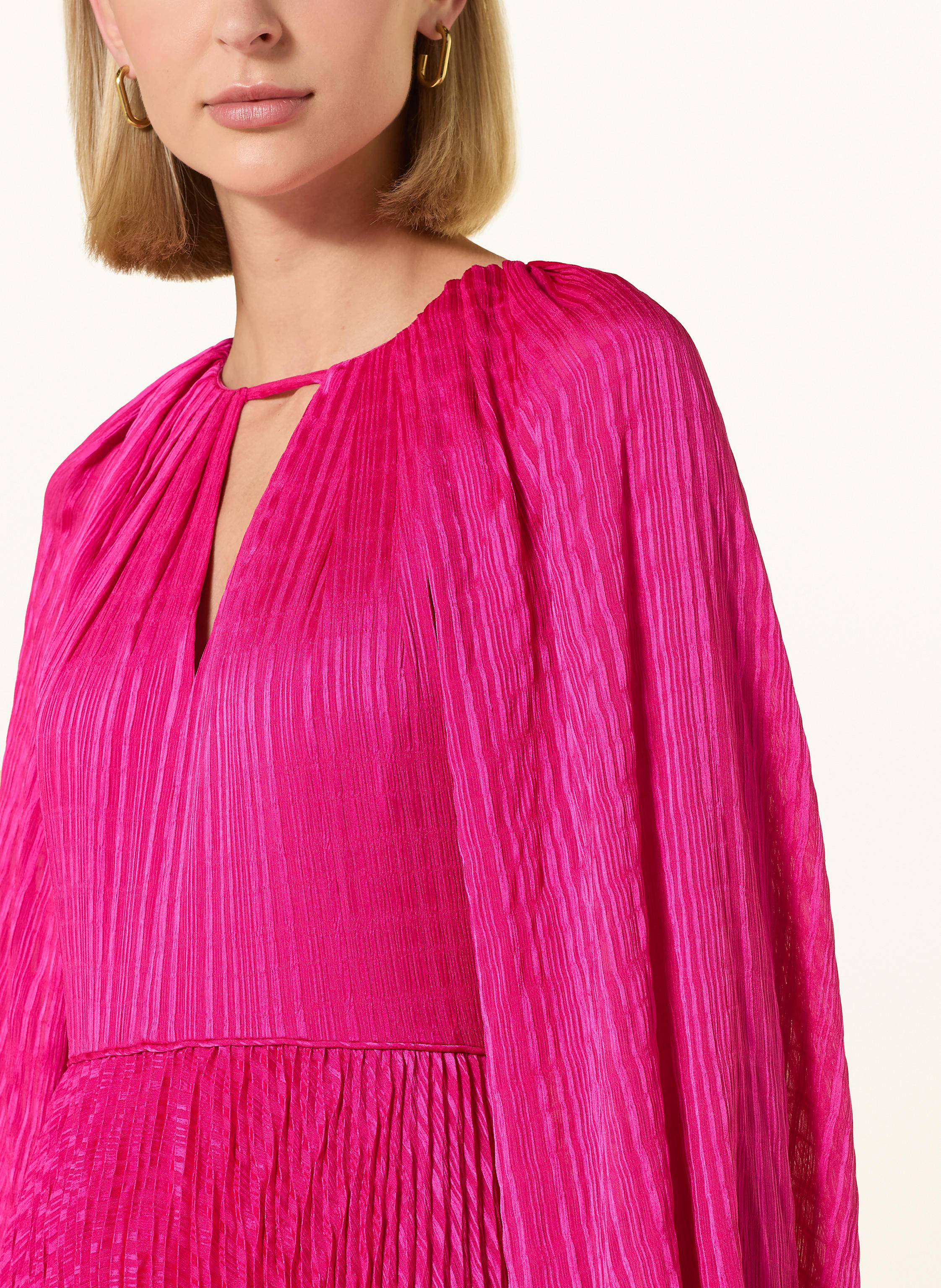 Thumbnail - Phase Eight Plisseekleid Faye pink