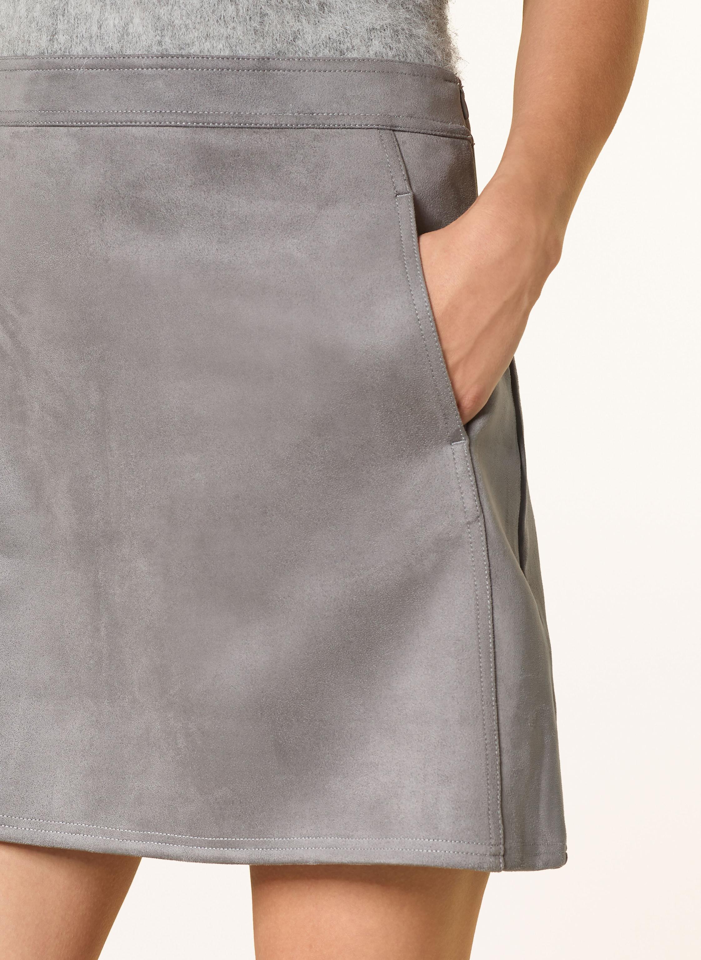 Thumbnail - Opus Rock Revlina Cozy In Lederoptik grau