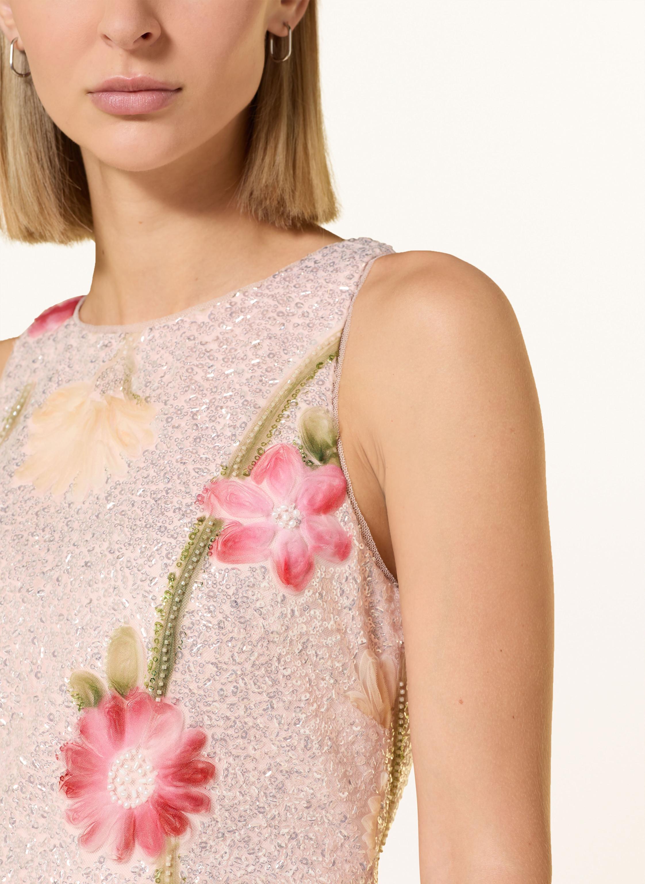 Thumbnail - Adrianna Papell Cocktailkleid Mit Pailletten Und Schmucksteinen rosegold