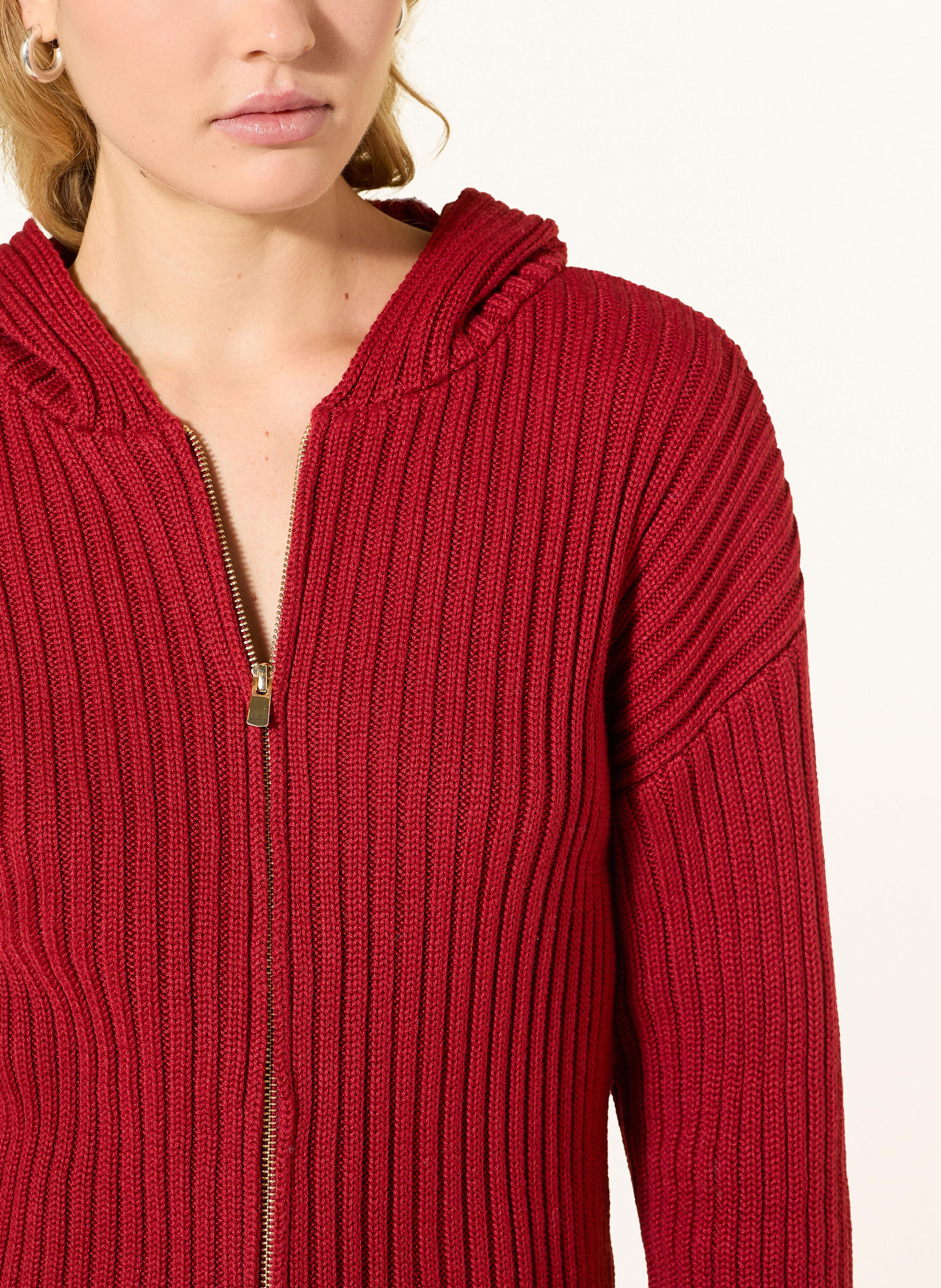 Thumbnail - Ninety-9 Strickjacke Knitted rot