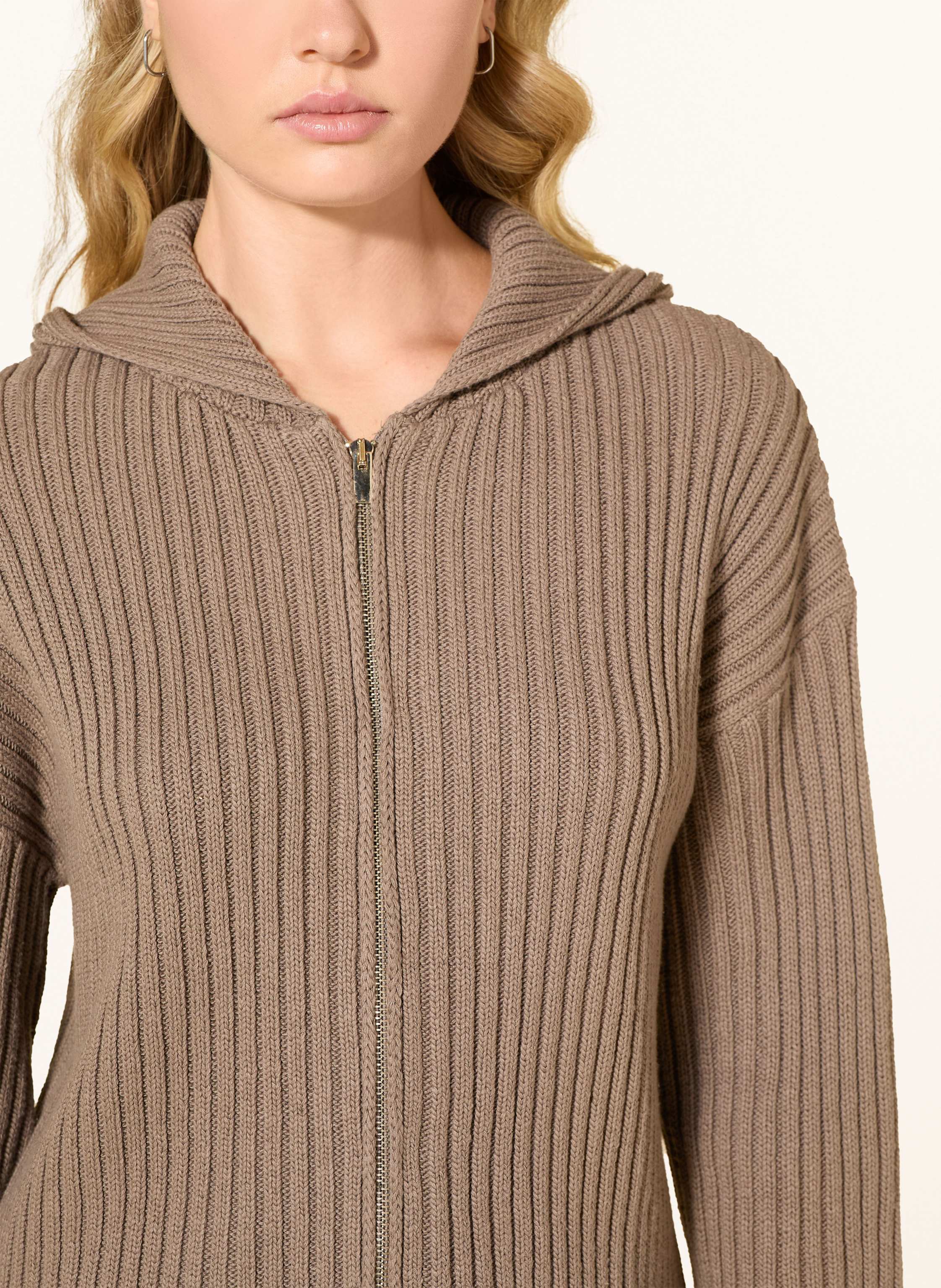 Thumbnail - Ninety-9 Strickjacke Knitted braun