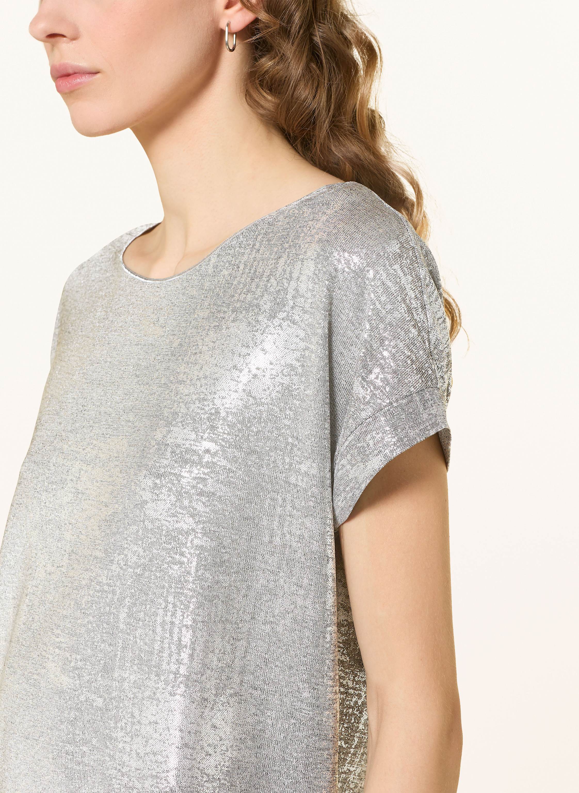 Thumbnail - Monari T-Shirt Mit Glitzergarn grau