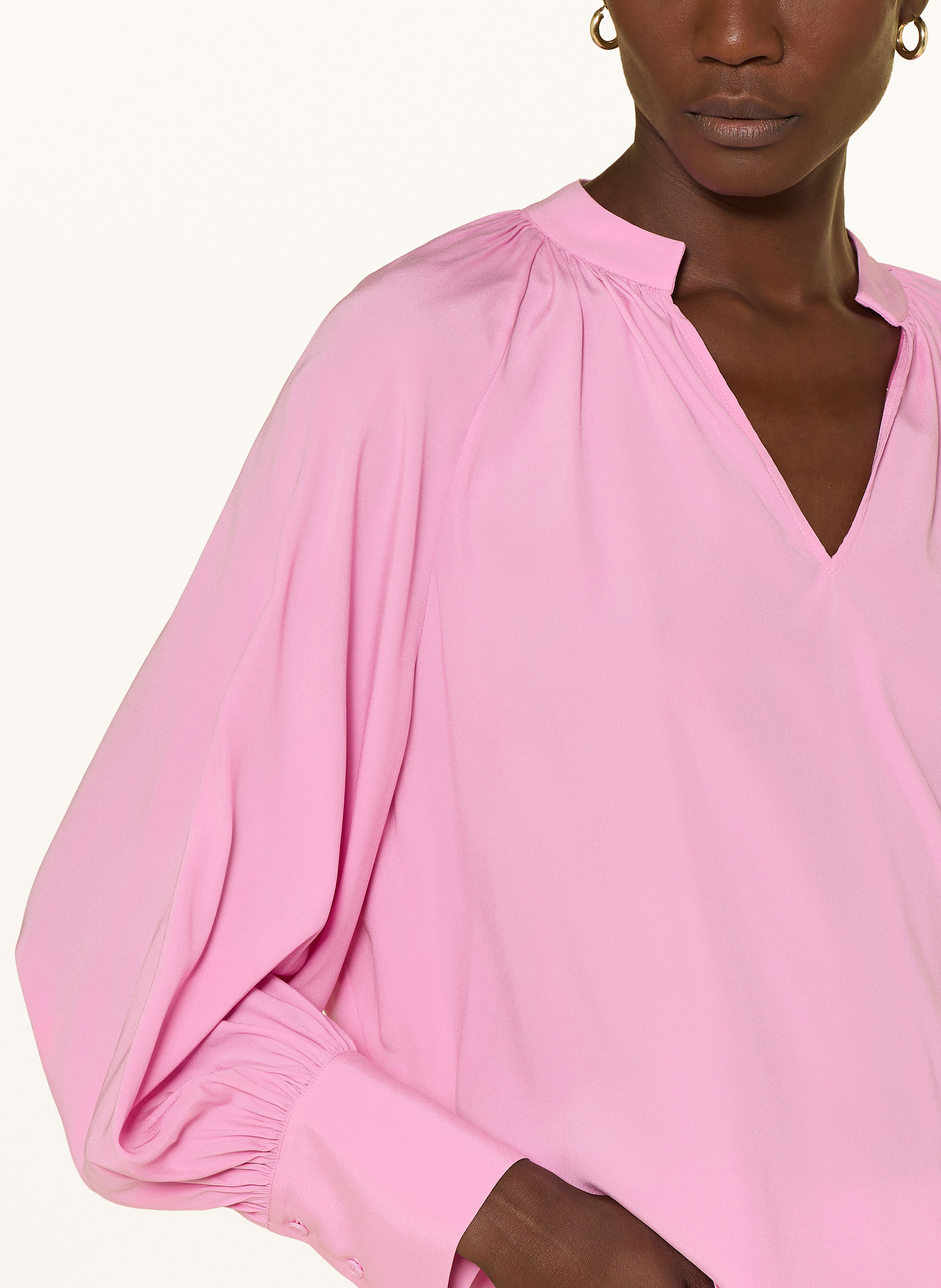 Thumbnail - Herzen's Angelegenheit Blusenshirt Aus Seide Mit Rüschen gruen