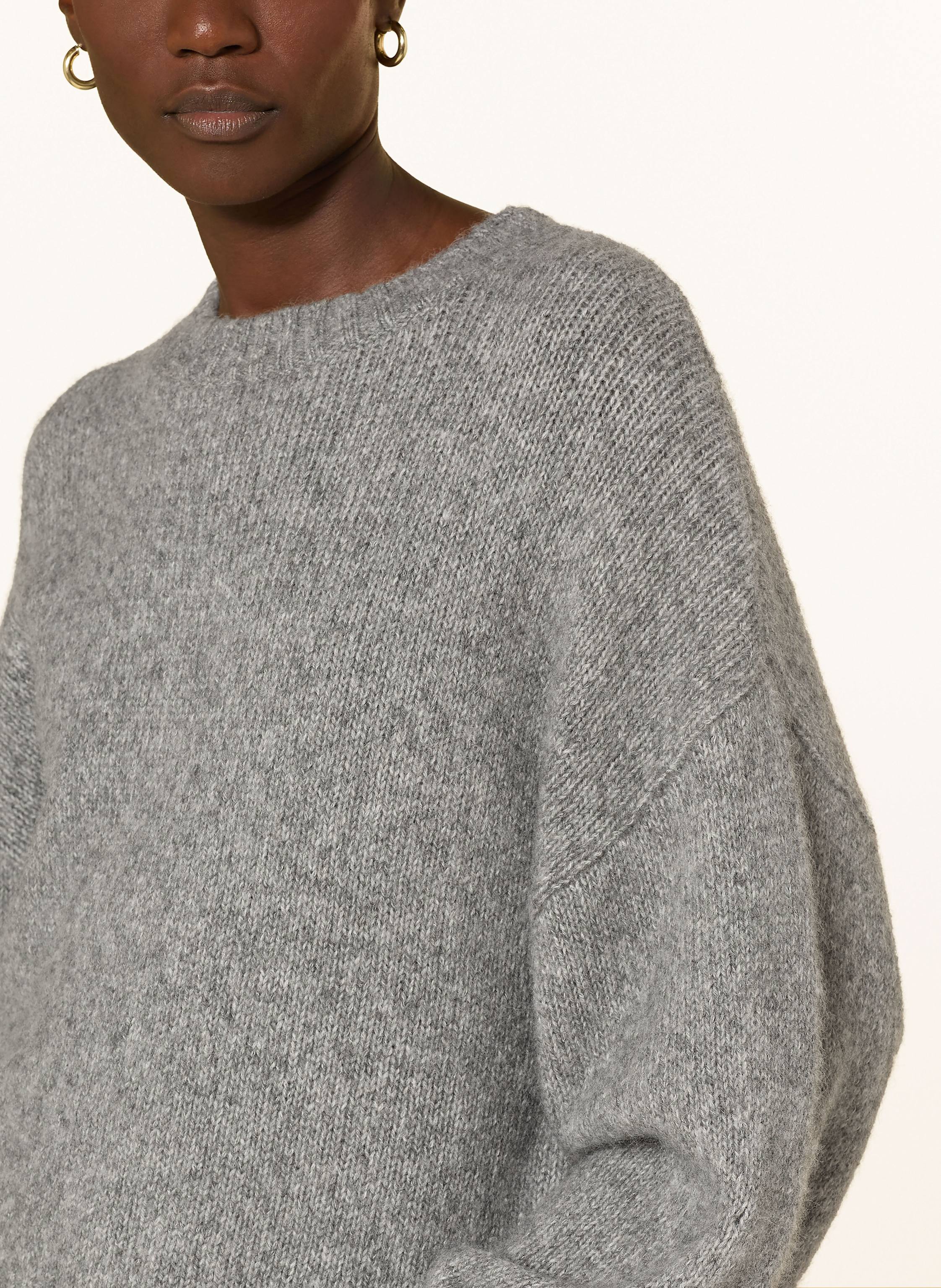 Thumbnail - Herzen's Angelegenheit Pullover Mit Alpaka grau