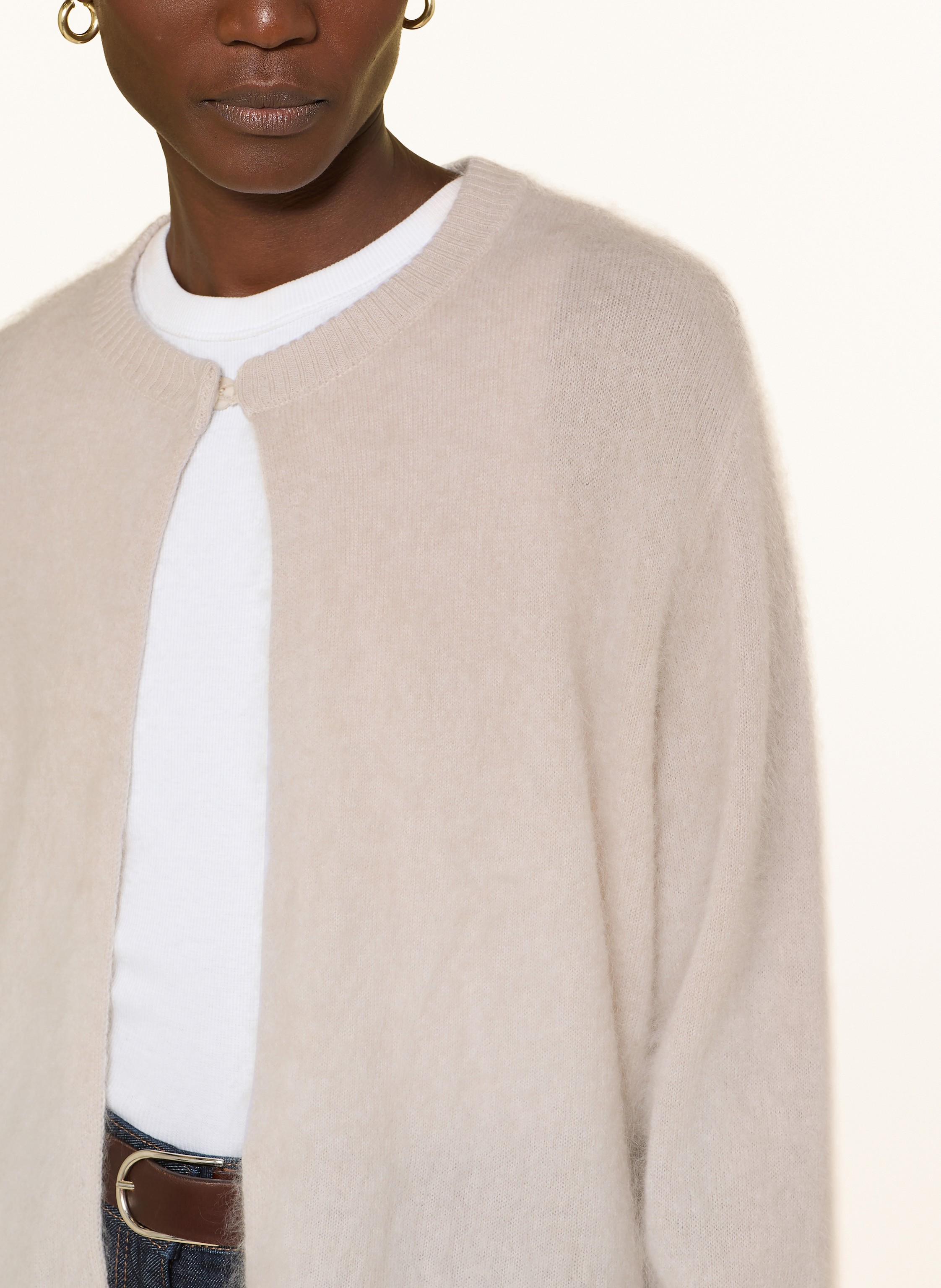 Thumbnail - Herzen's Angelegenheit Strickjacke Aus Cashmere beige