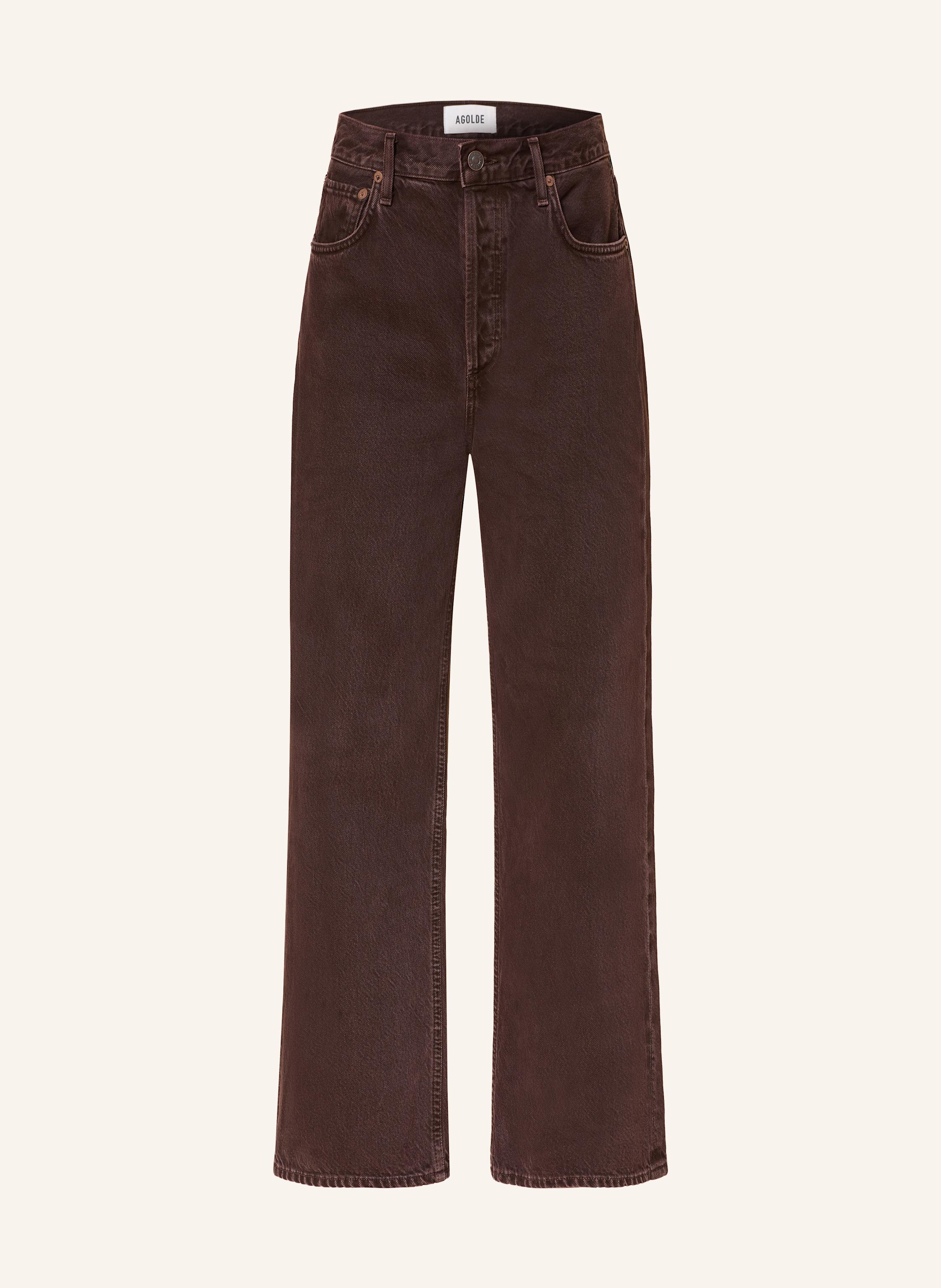 Agolde Straight Jeans Ren braun
