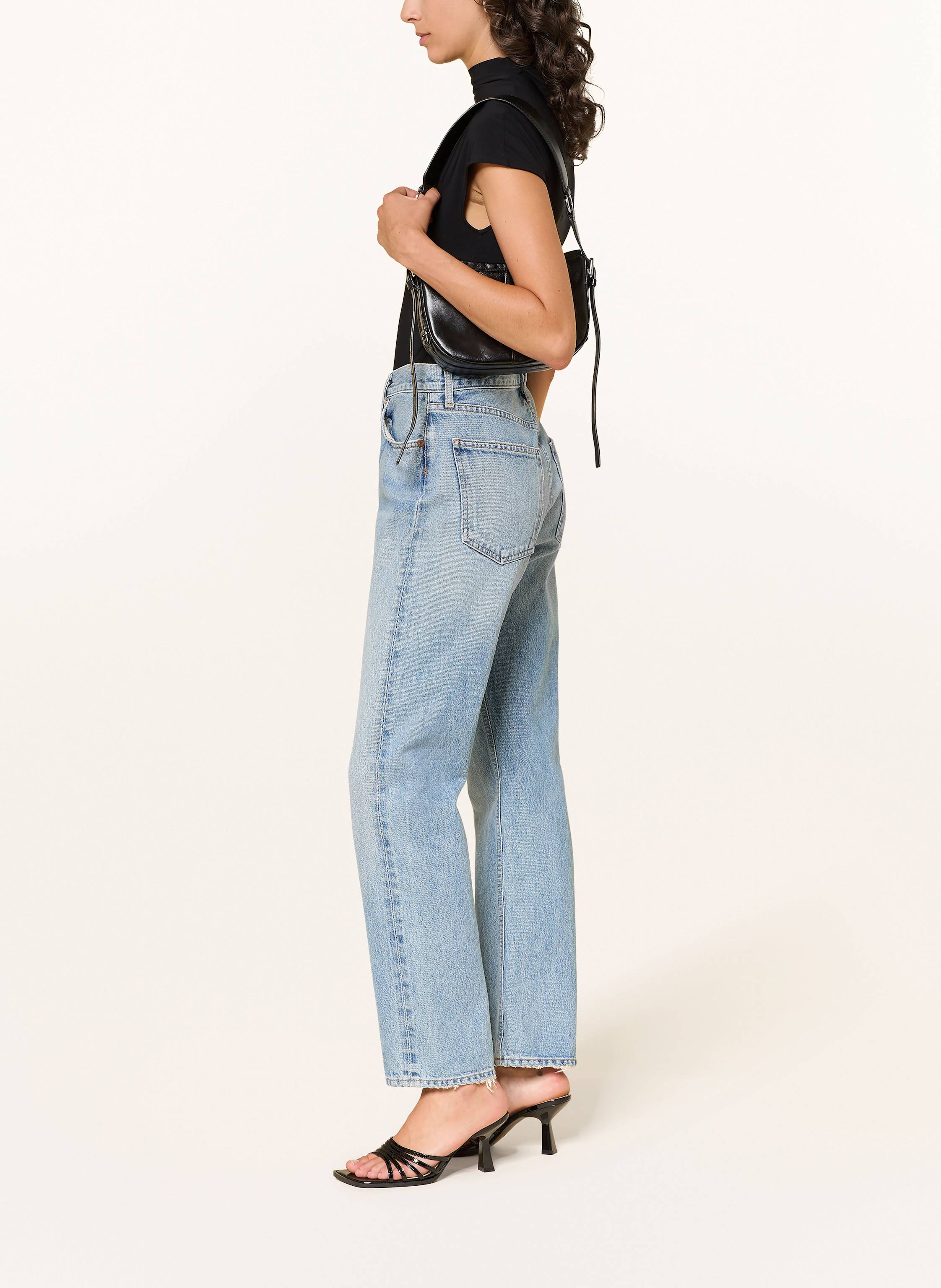 Thumbnail - Agolde Straight Jeans 90's Pinch Waist blau