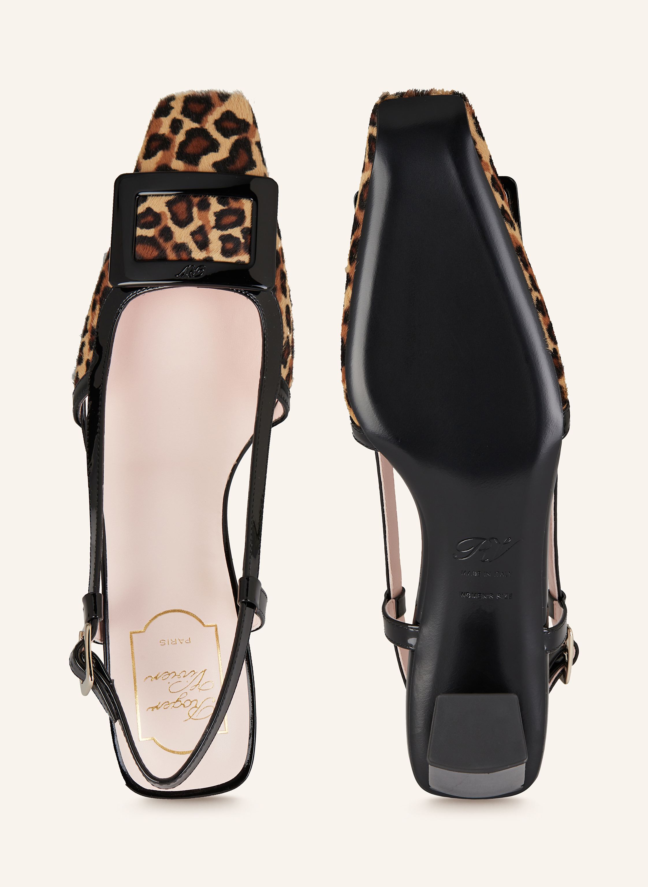 Thumbnail - Roger Vivier Slingpumps braun