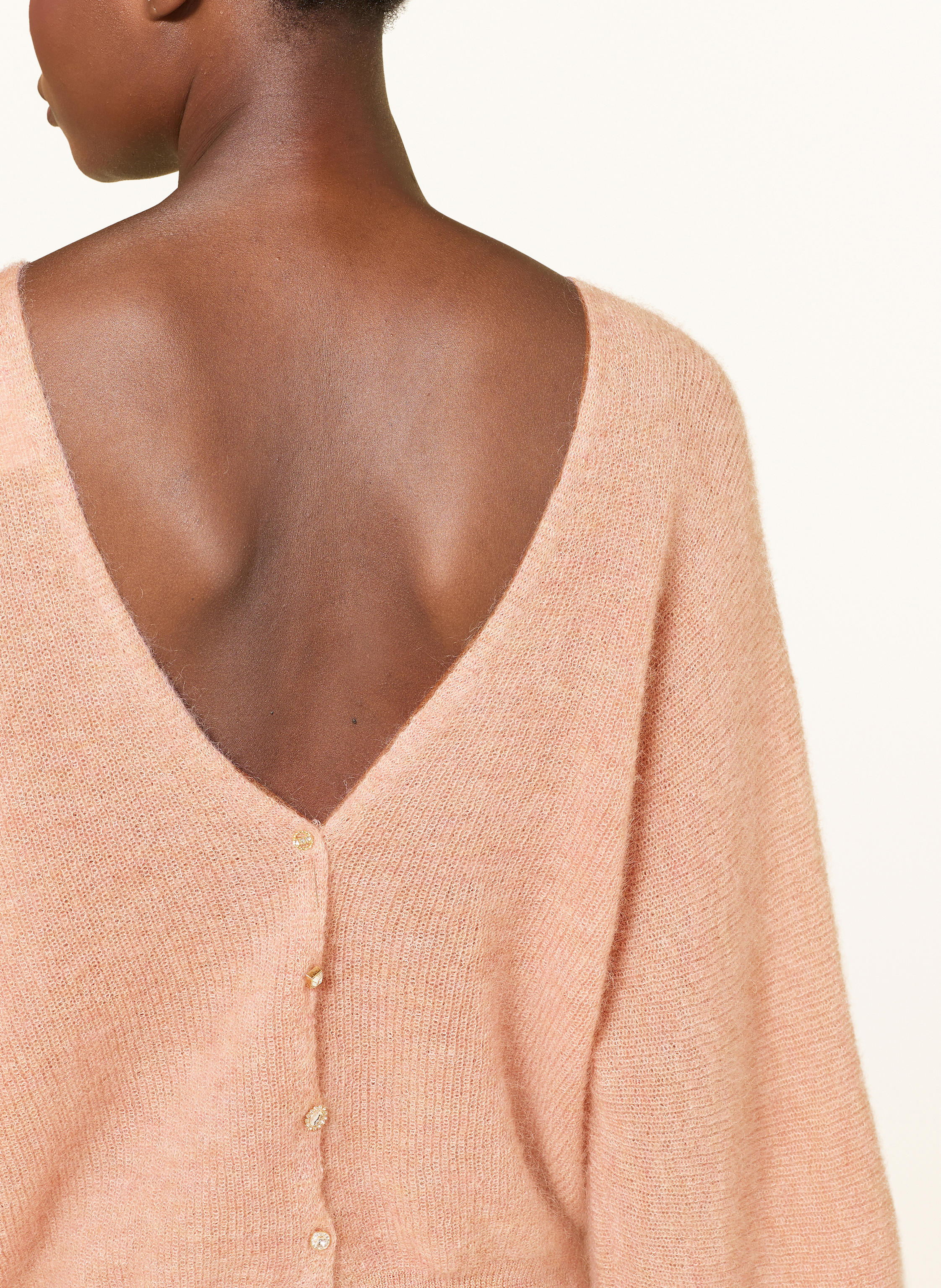 Thumbnail - Ba&Sh Pullover Isaac Mit Mohair Und Schmucksteinen beige