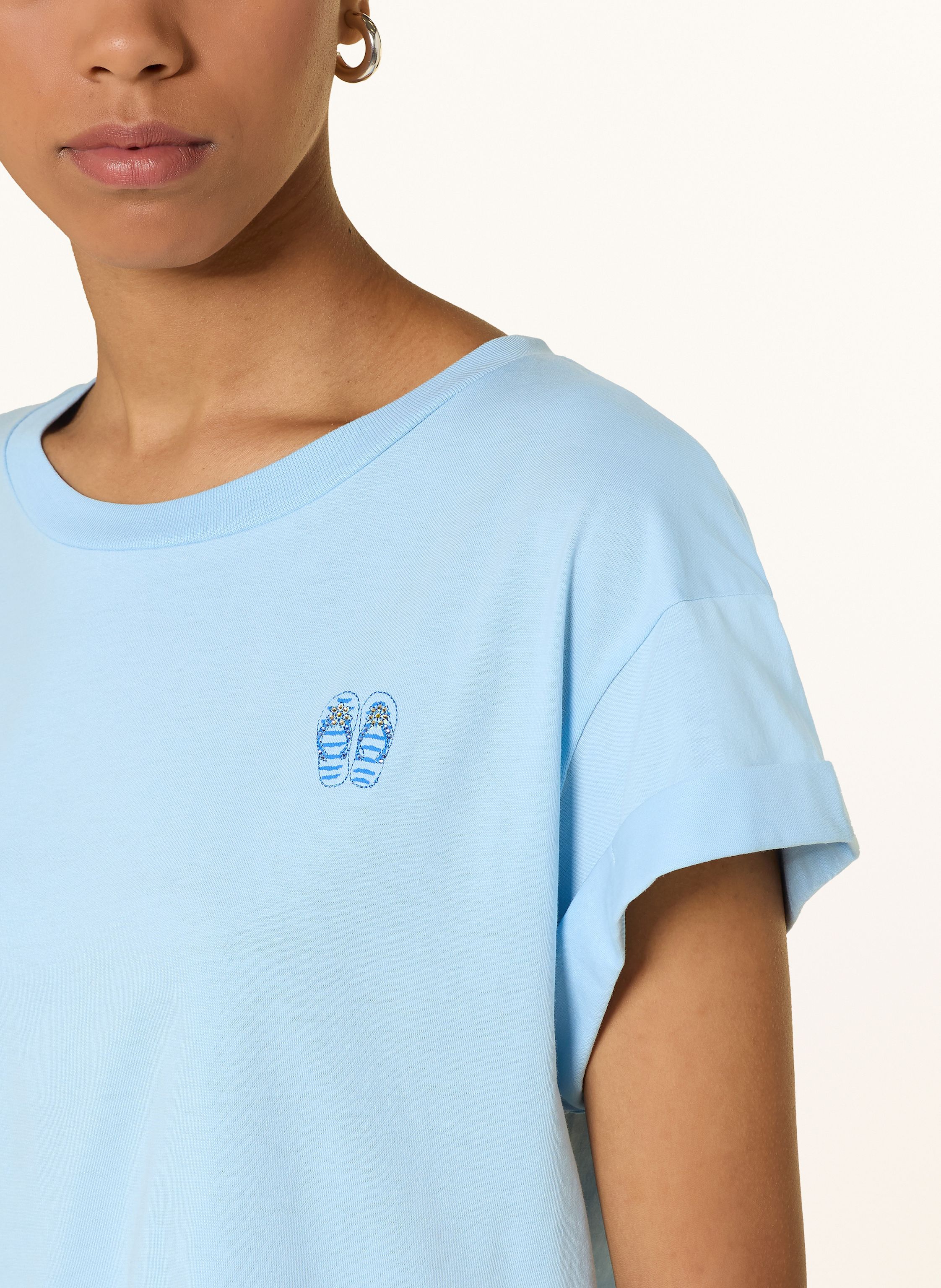 Thumbnail - Rich & Royal T-Shirt Mit Schmucksteinen blau