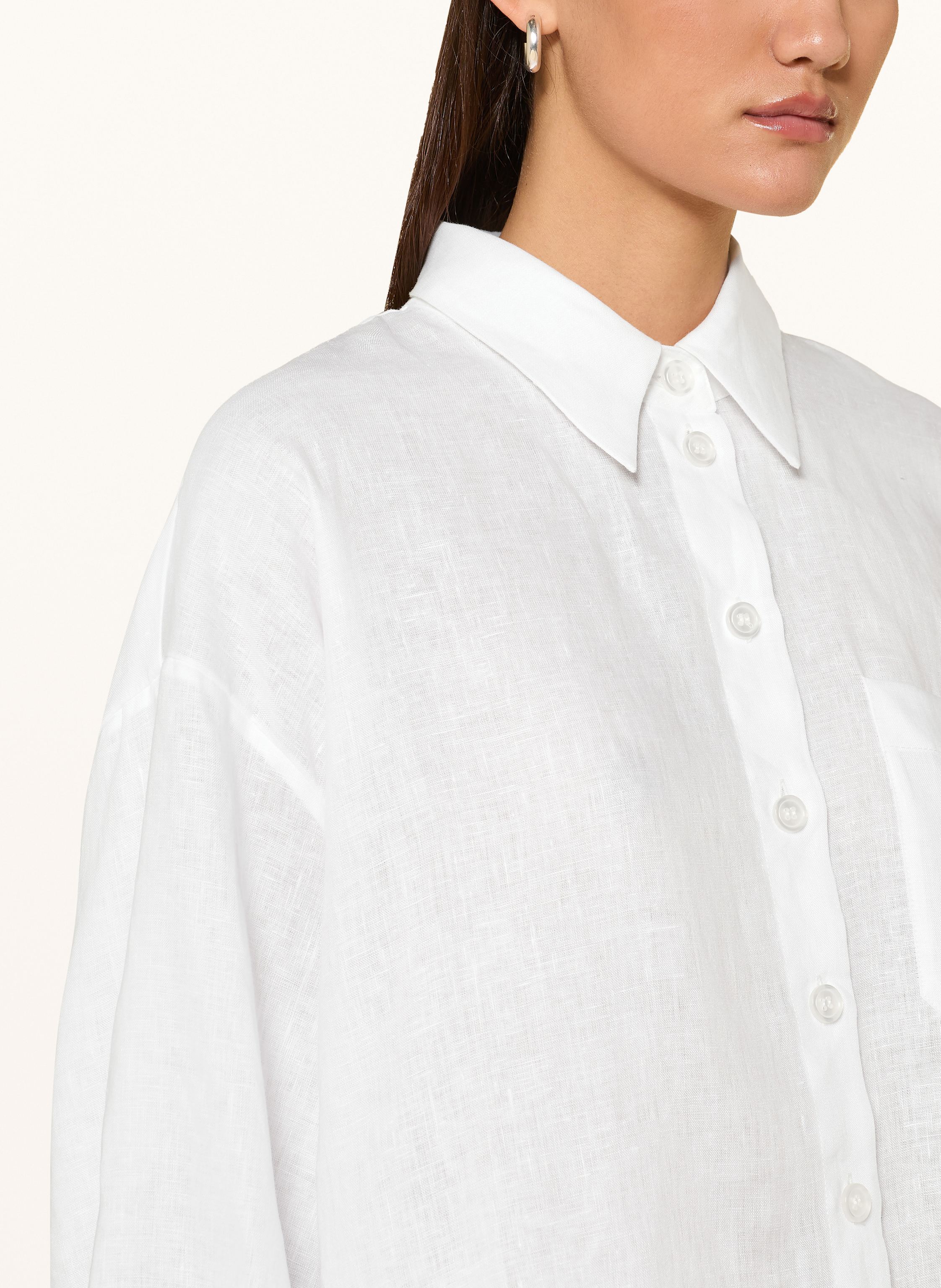 Thumbnail - Reiss Hemdbluse Solena Aus Leinen weiss