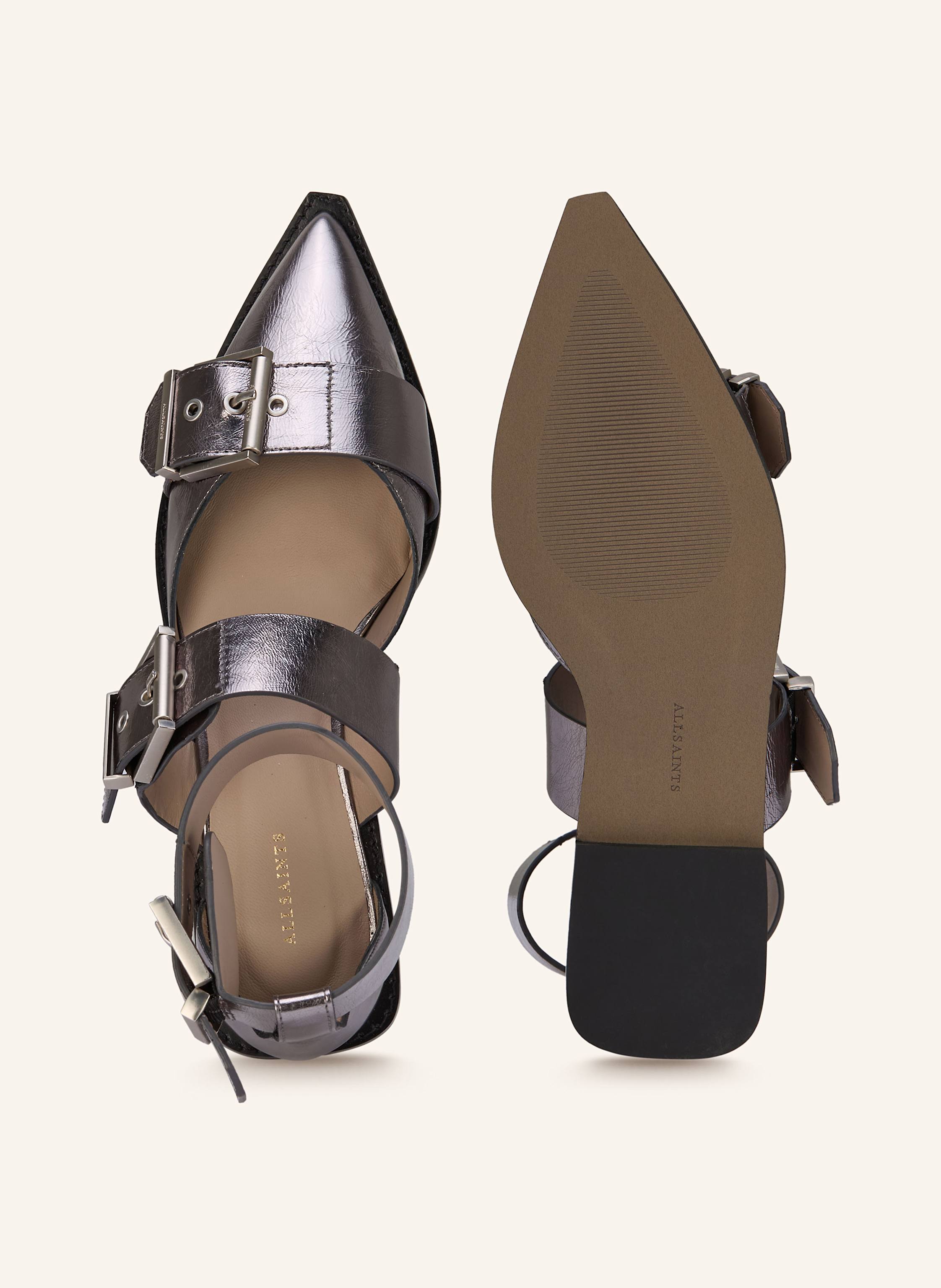 Thumbnail - Allsaints Ballerinas Sutton grau