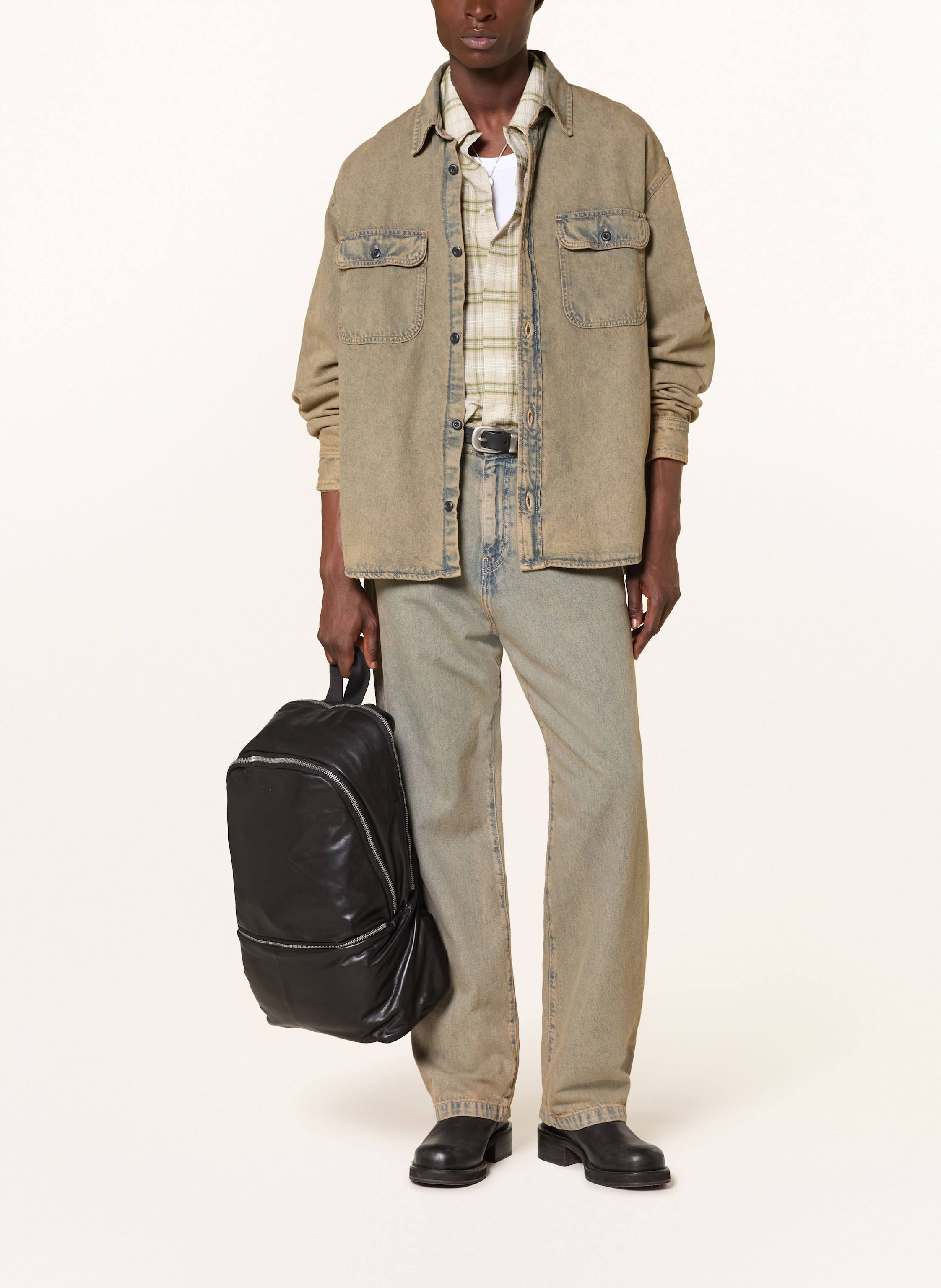 Thumbnail - Allsaints Rucksack Finn Mit Laptop-Fach schwarz