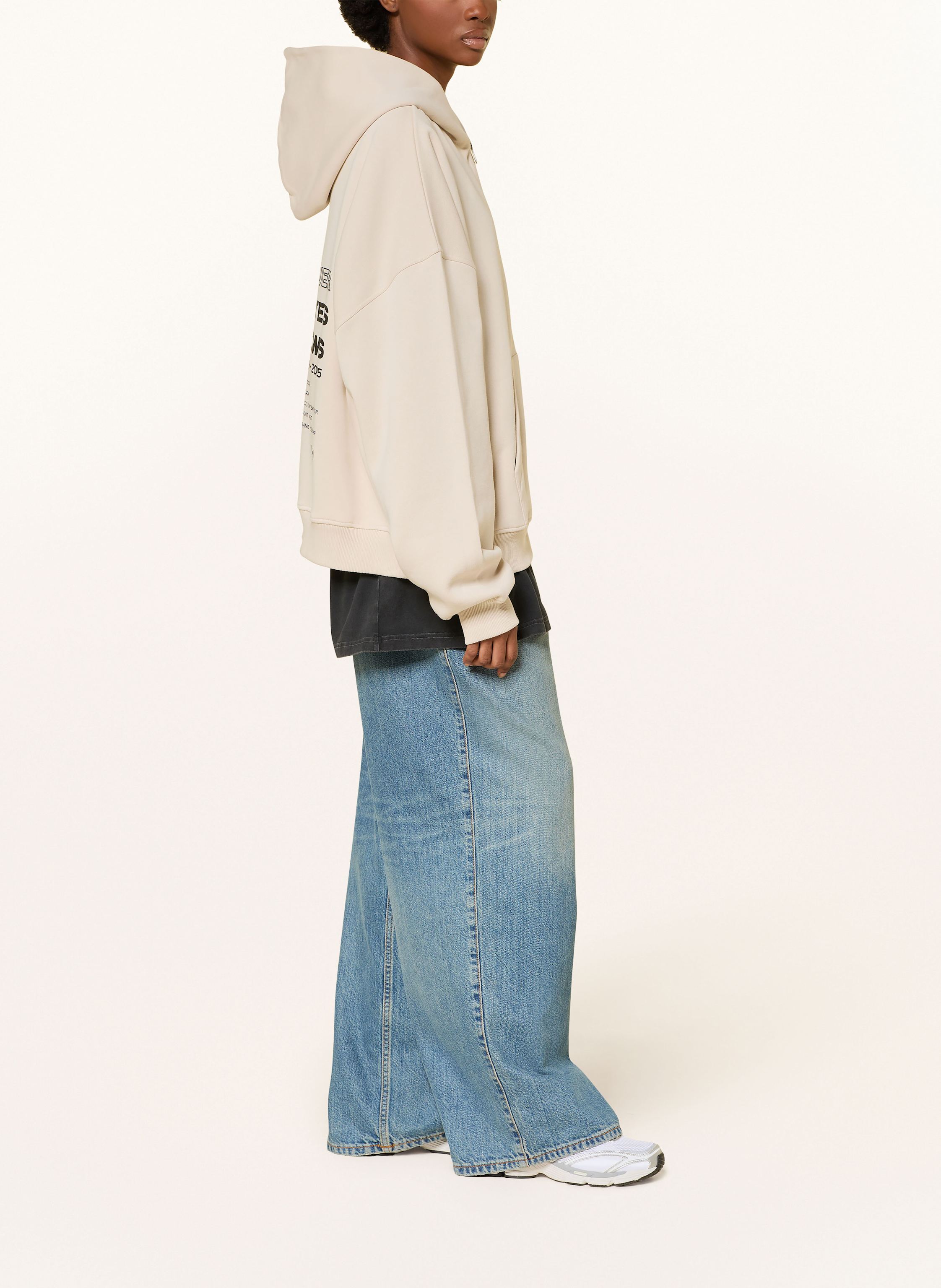 Thumbnail - Karo Kauer Oversized-Sweatjacke beige