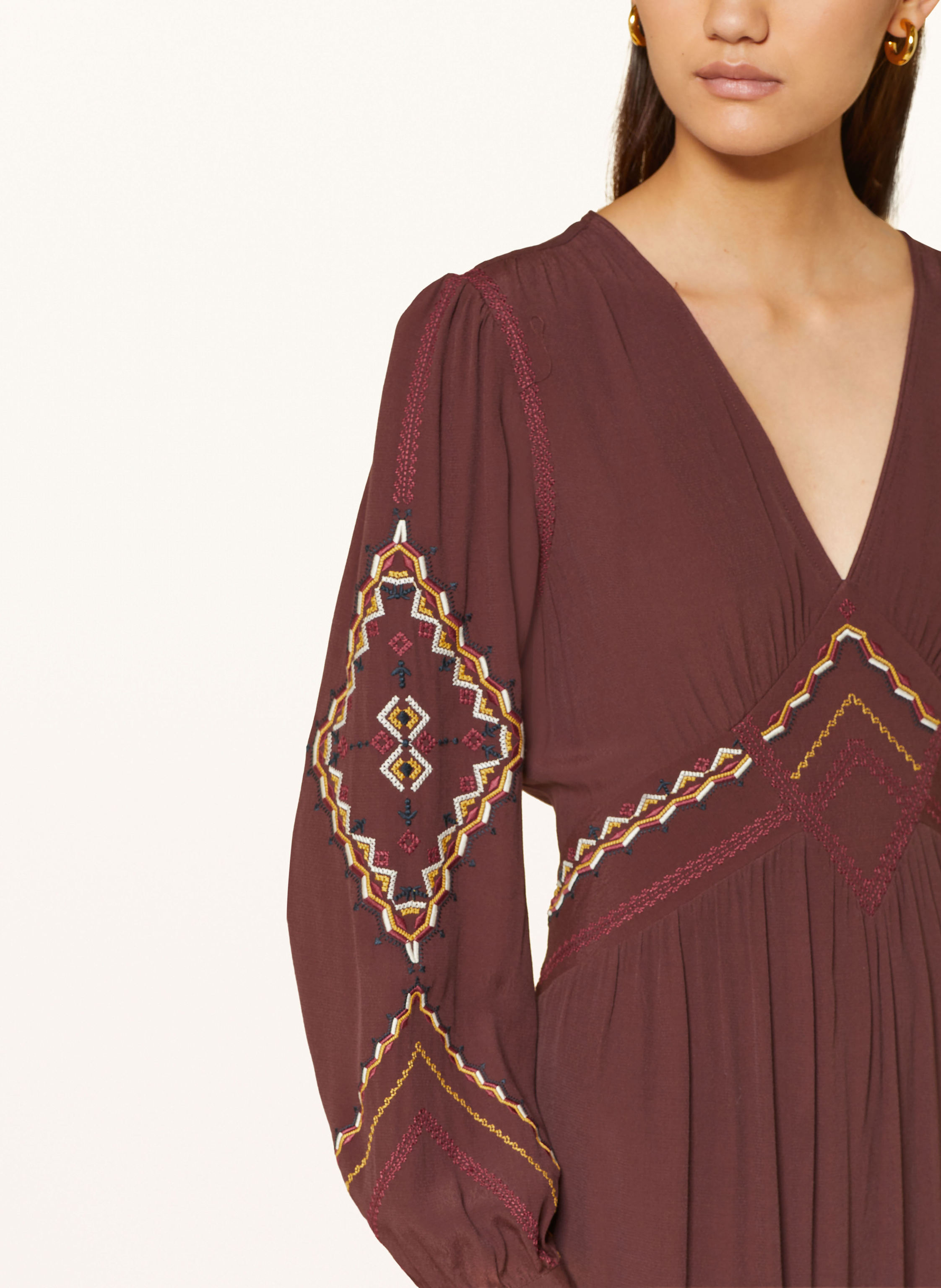 Thumbnail - Ba&Sh Kleid Tany braun