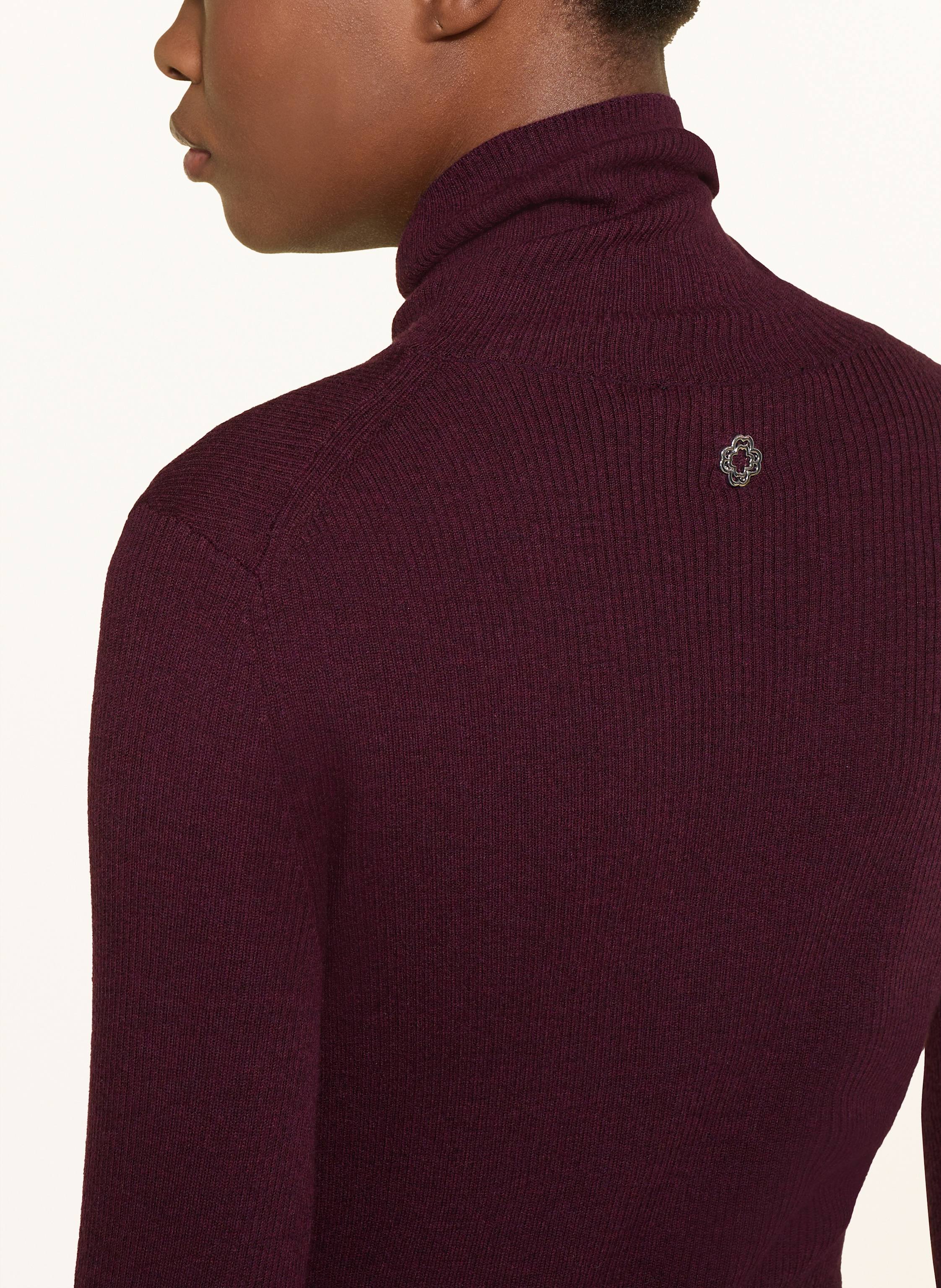 Maje Rollkragenpullover rot – Bild 2