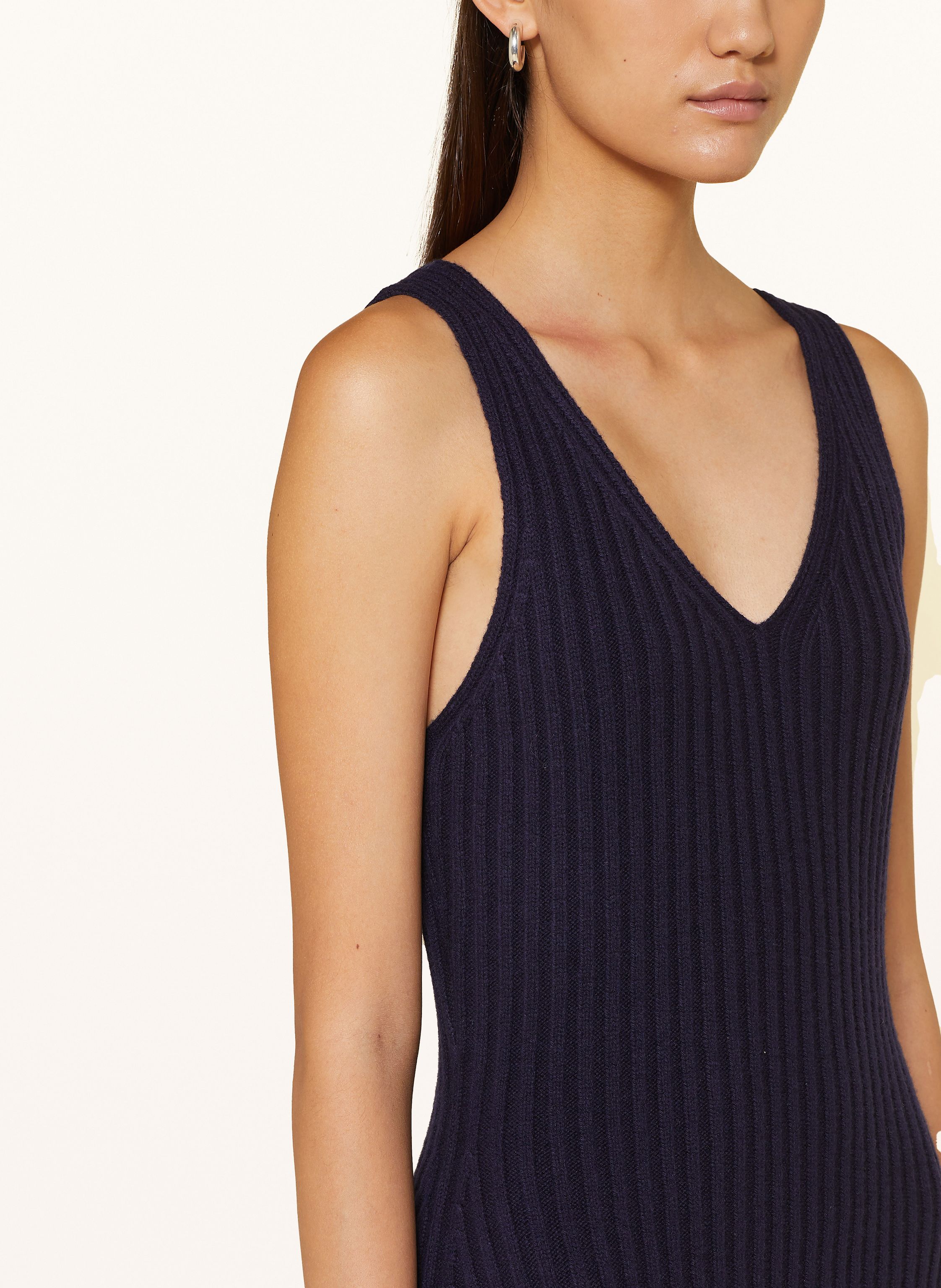 Thumbnail - Maje Strickkleid Mit Abnehmbarem Oberteil blau