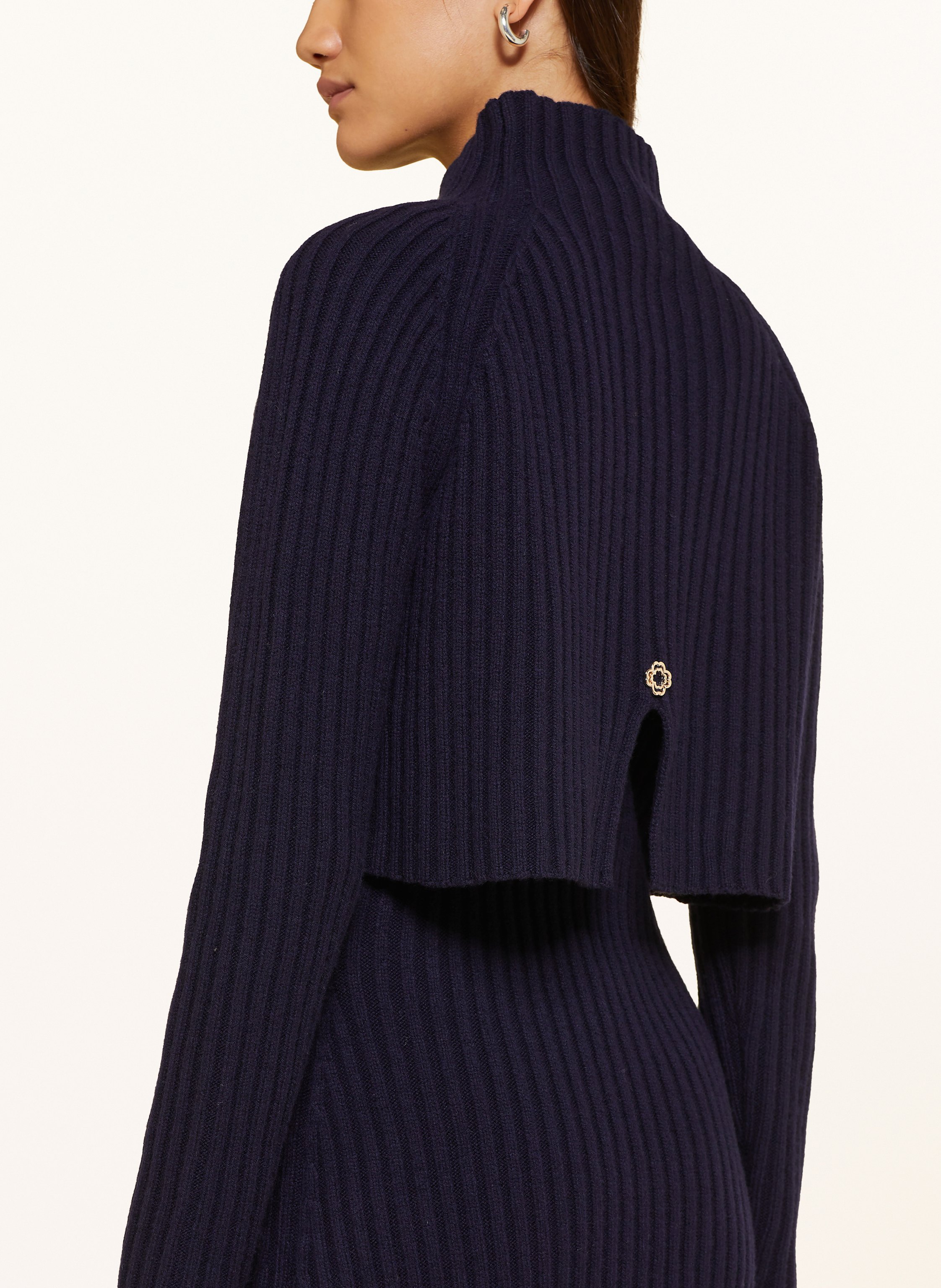 Thumbnail - Maje Strickkleid Mit Abnehmbarem Oberteil blau