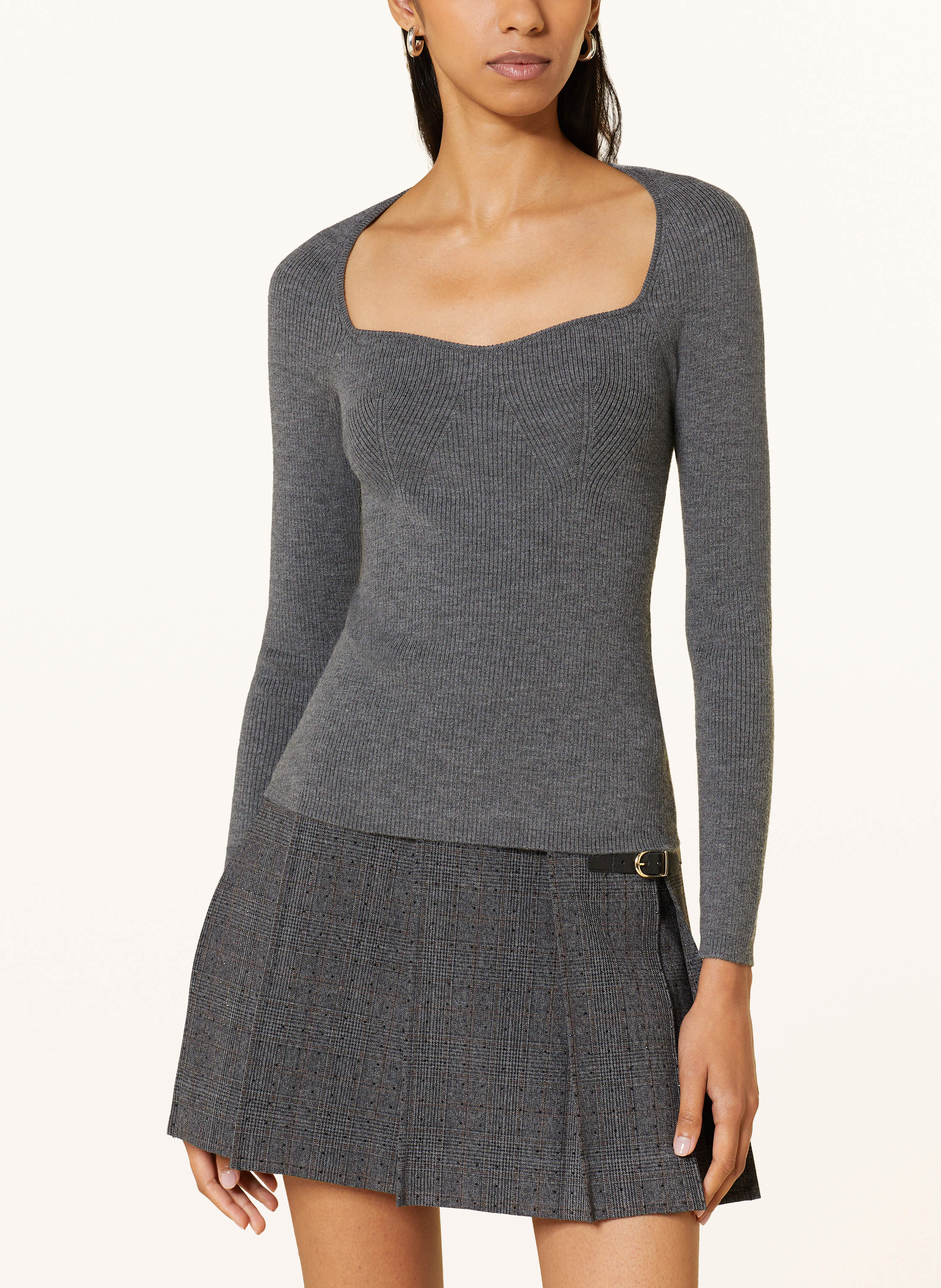 Thumbnail - Maje Pullover grau