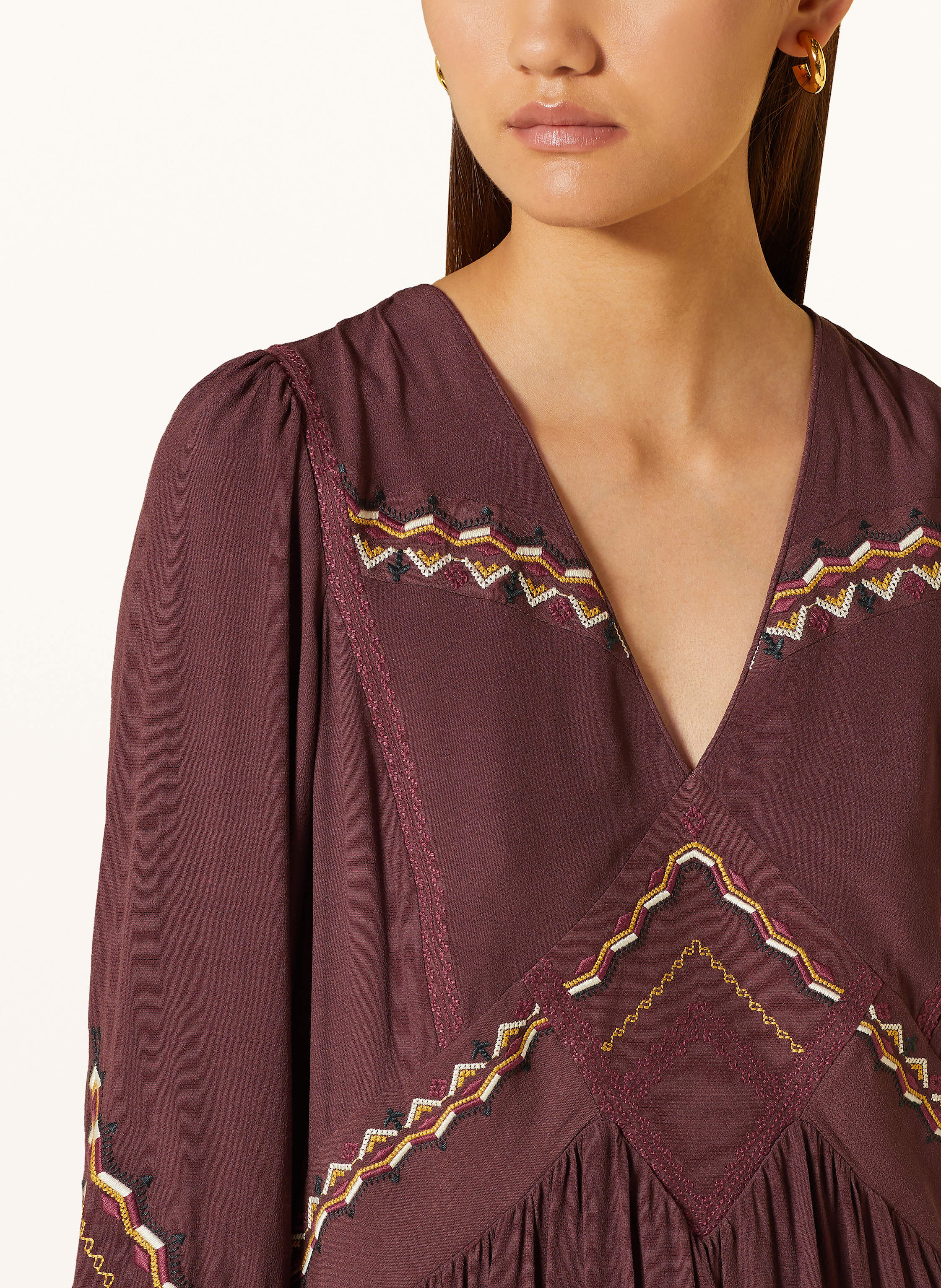 Thumbnail - Ba&Sh Kleid Tay braun