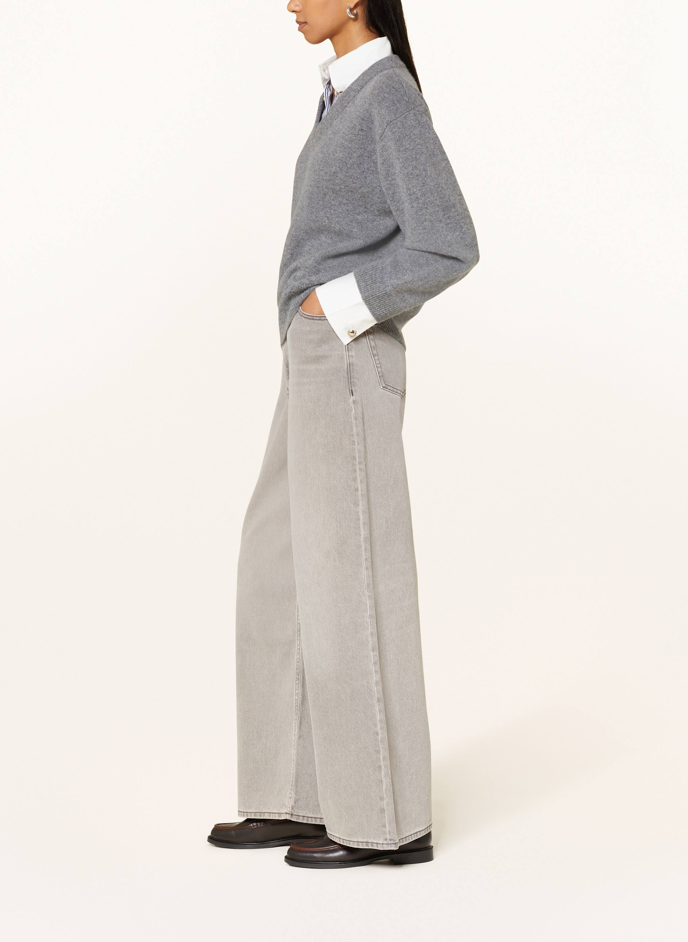 Thumbnail - Claudie Pierlot Straight Jeans beige