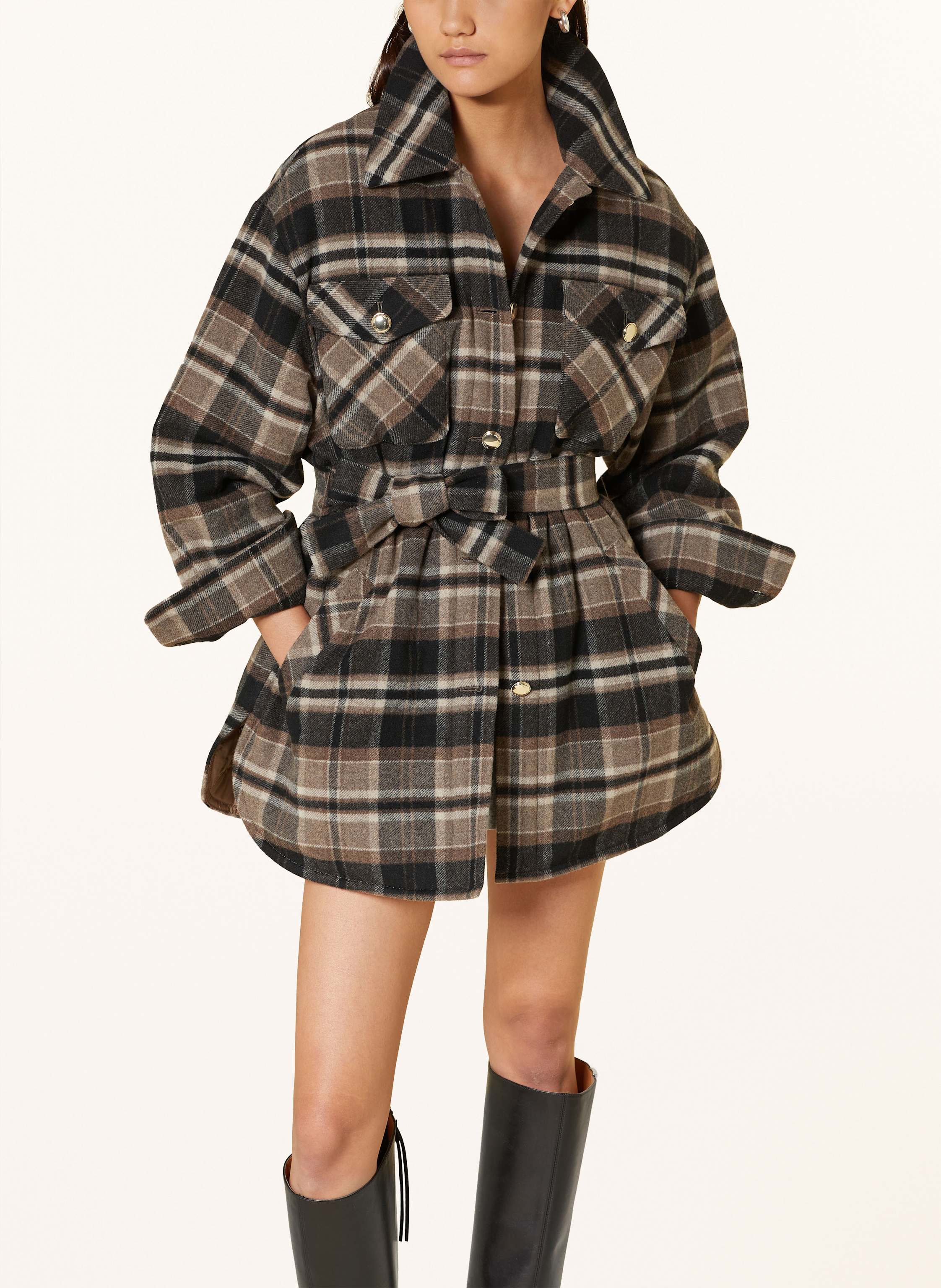 Thumbnail - Maje Overjacket braun