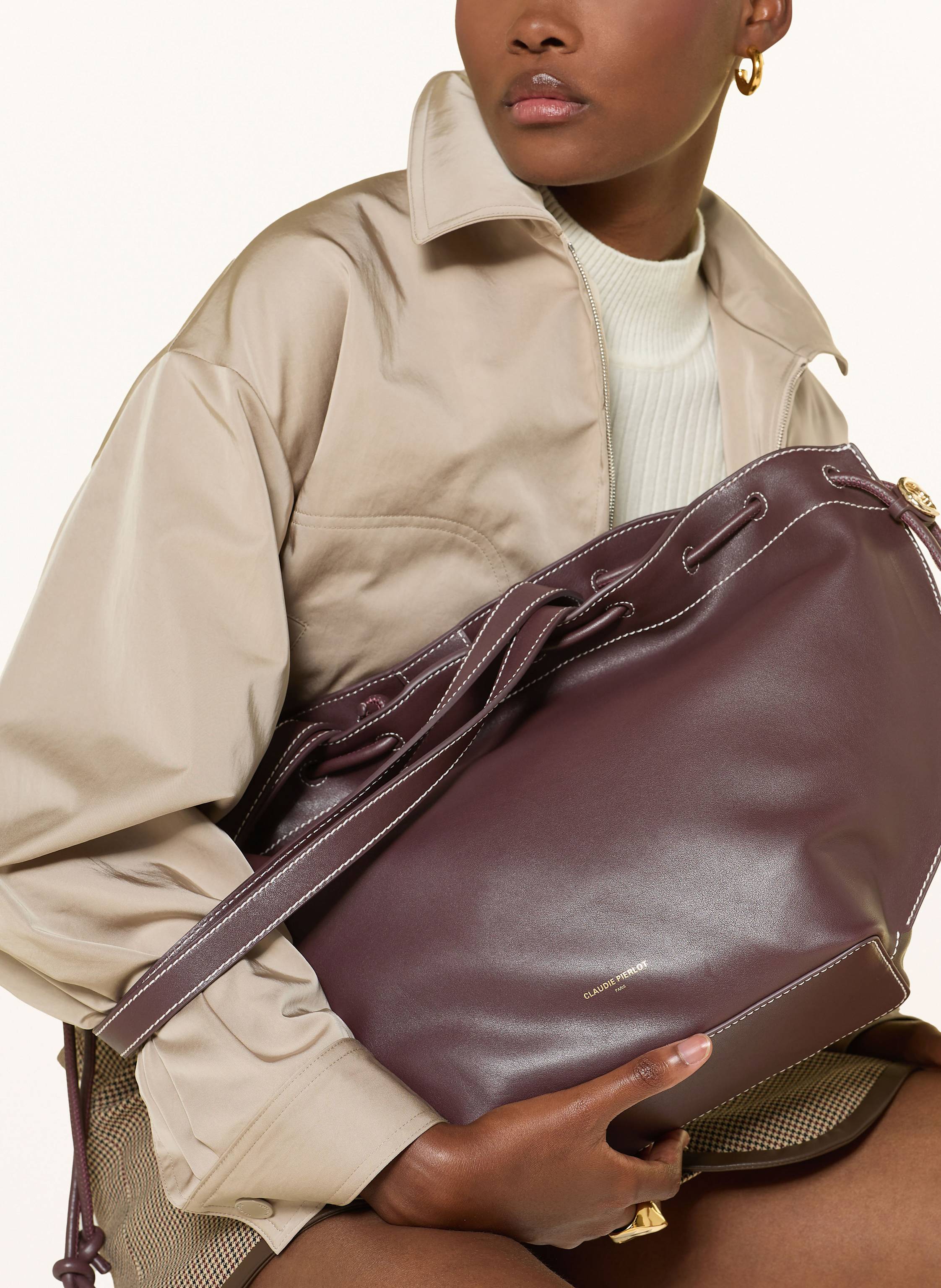 Thumbnail - Claudie Pierlot Shopper rot