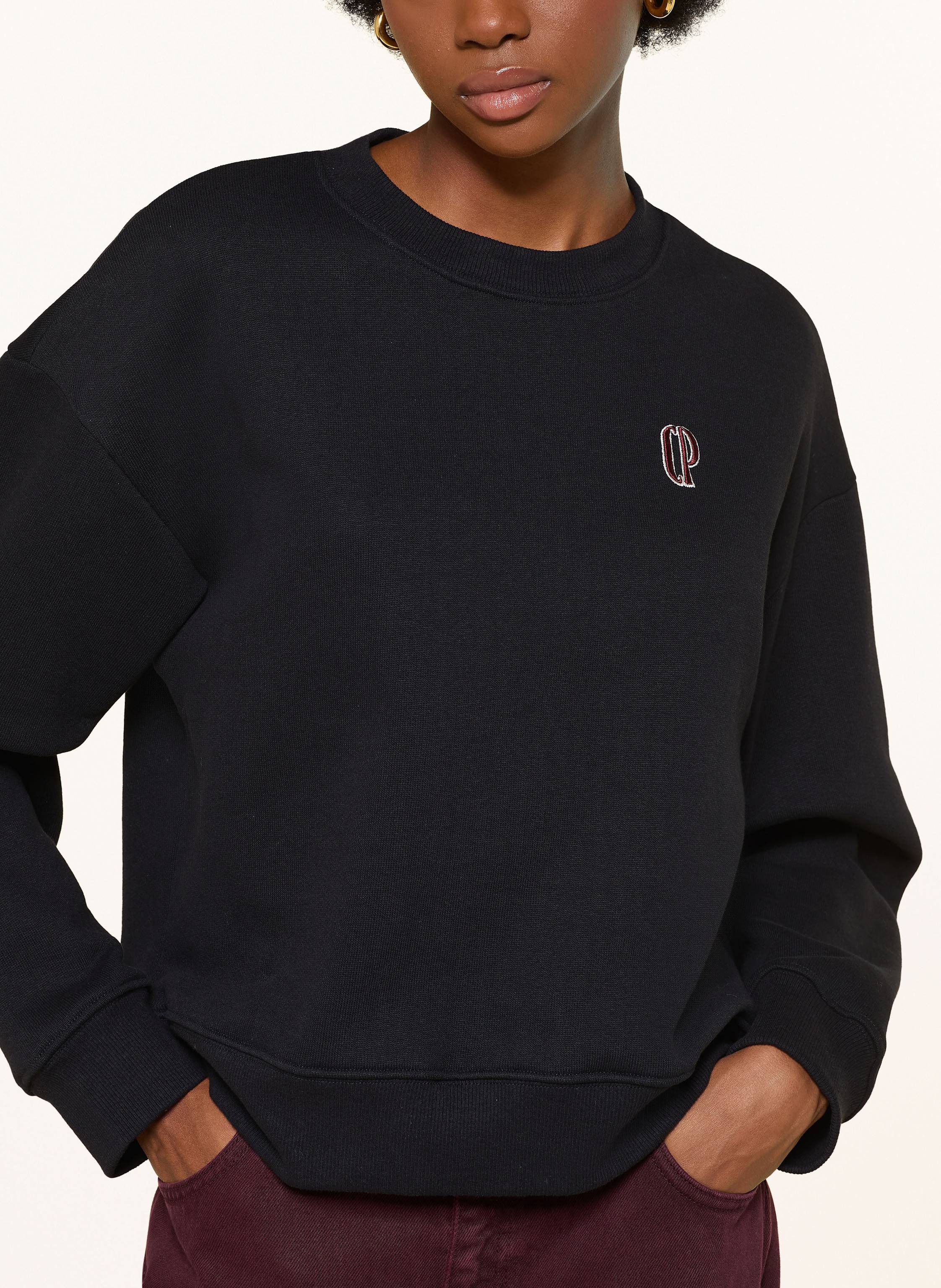 Thumbnail - Claudie Pierlot Sweatshirt Mit Abnehmbarem Kragen blau