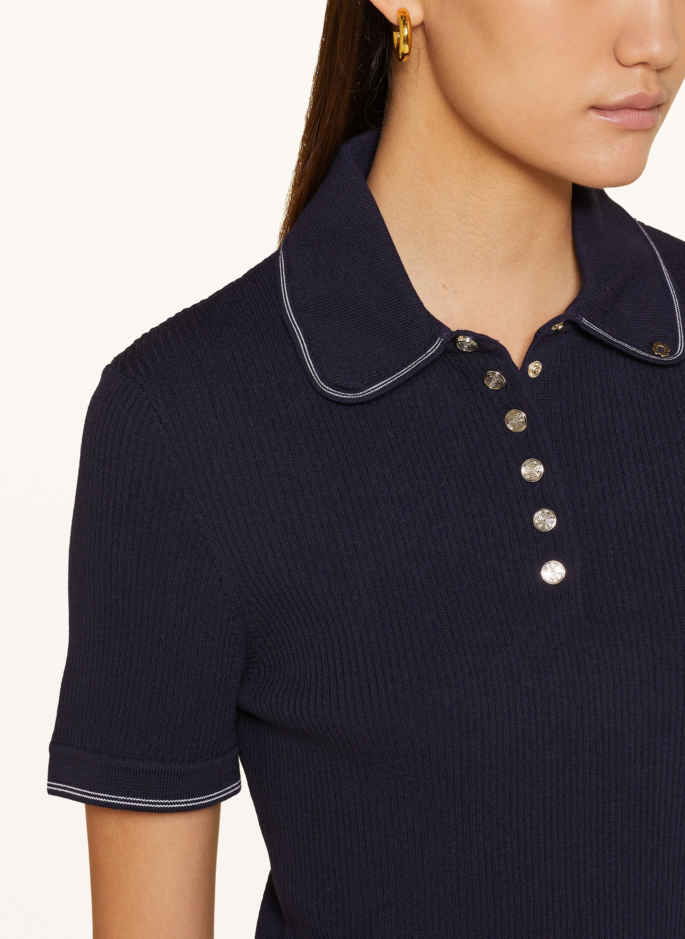 Thumbnail - Maje Kleid Im Materialmix blau