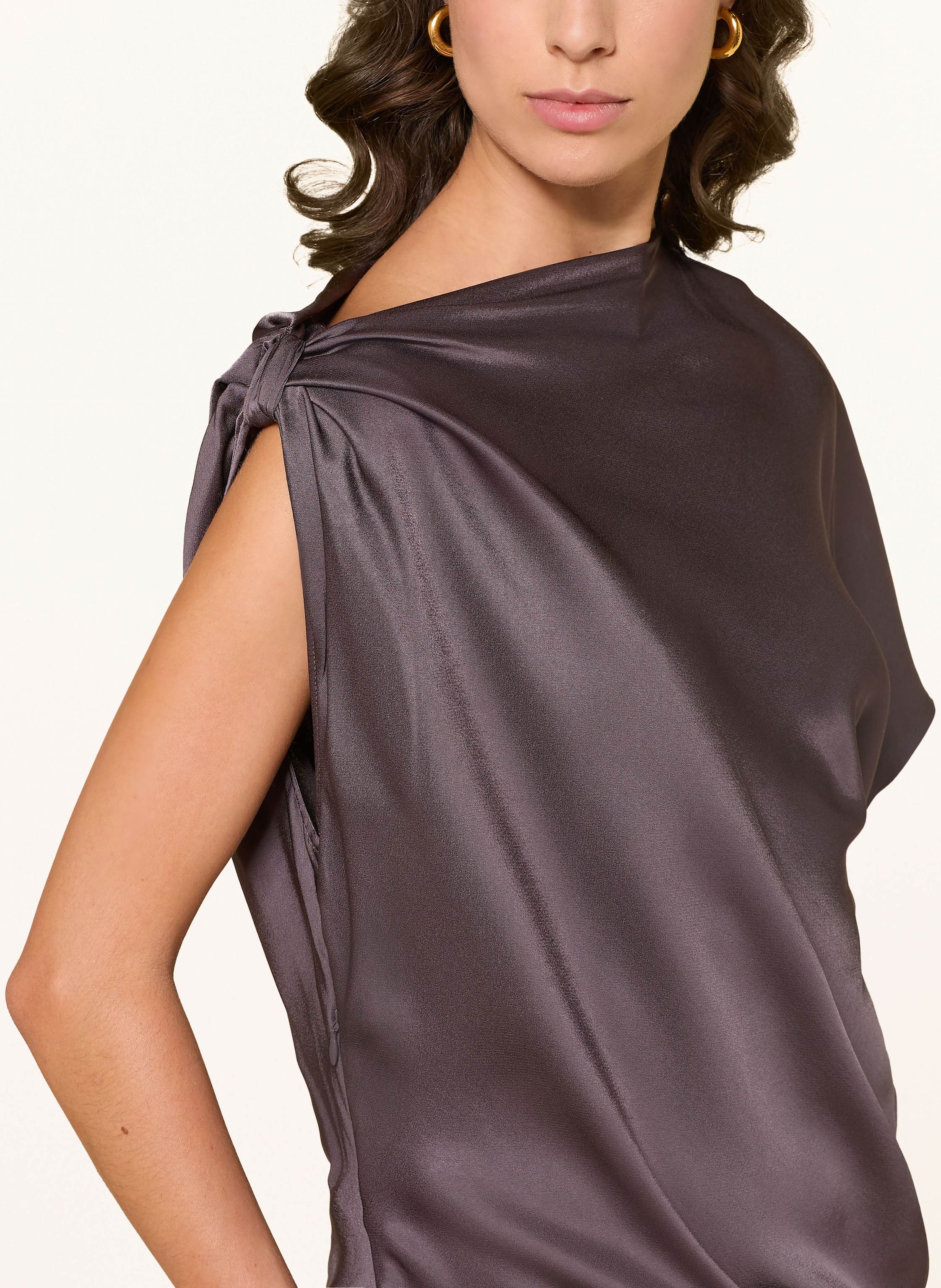 Thumbnail - Reiss Satinkleid Kenzie braun