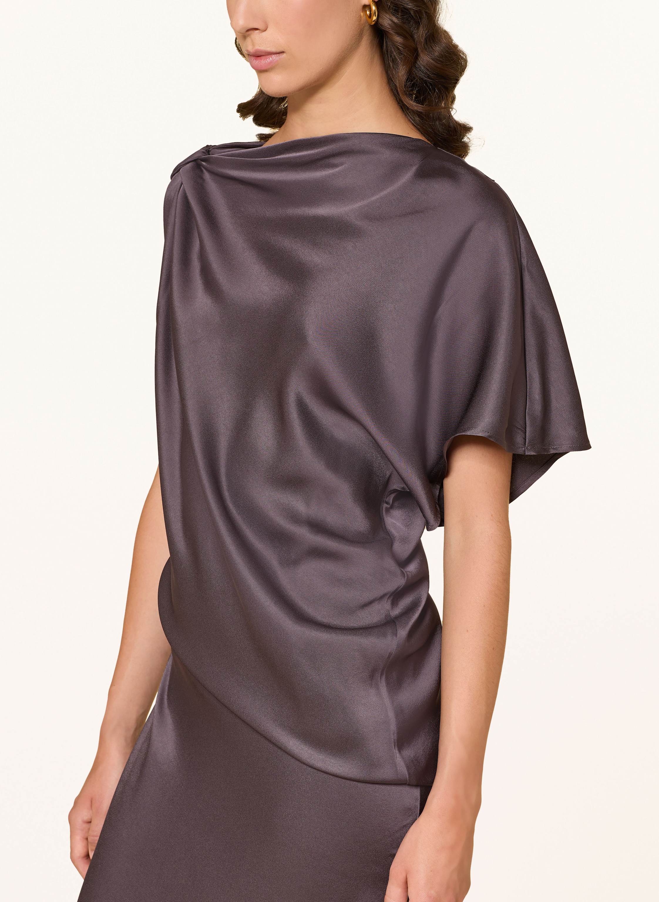 Thumbnail - Reiss Satinkleid Kenzie braun