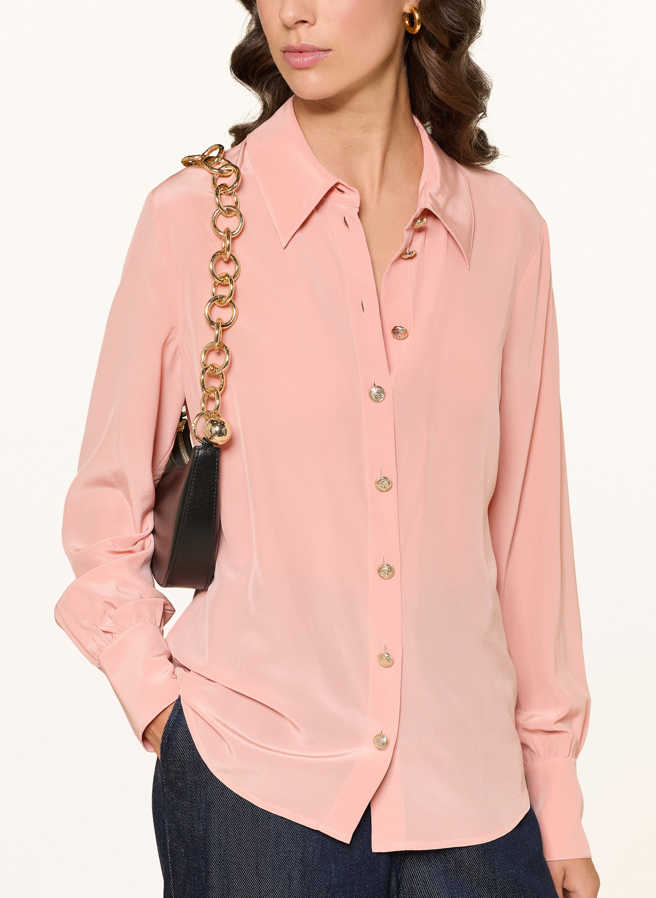Thumbnail - Reiss Hemdbluse Gianna Aus Seide rosa