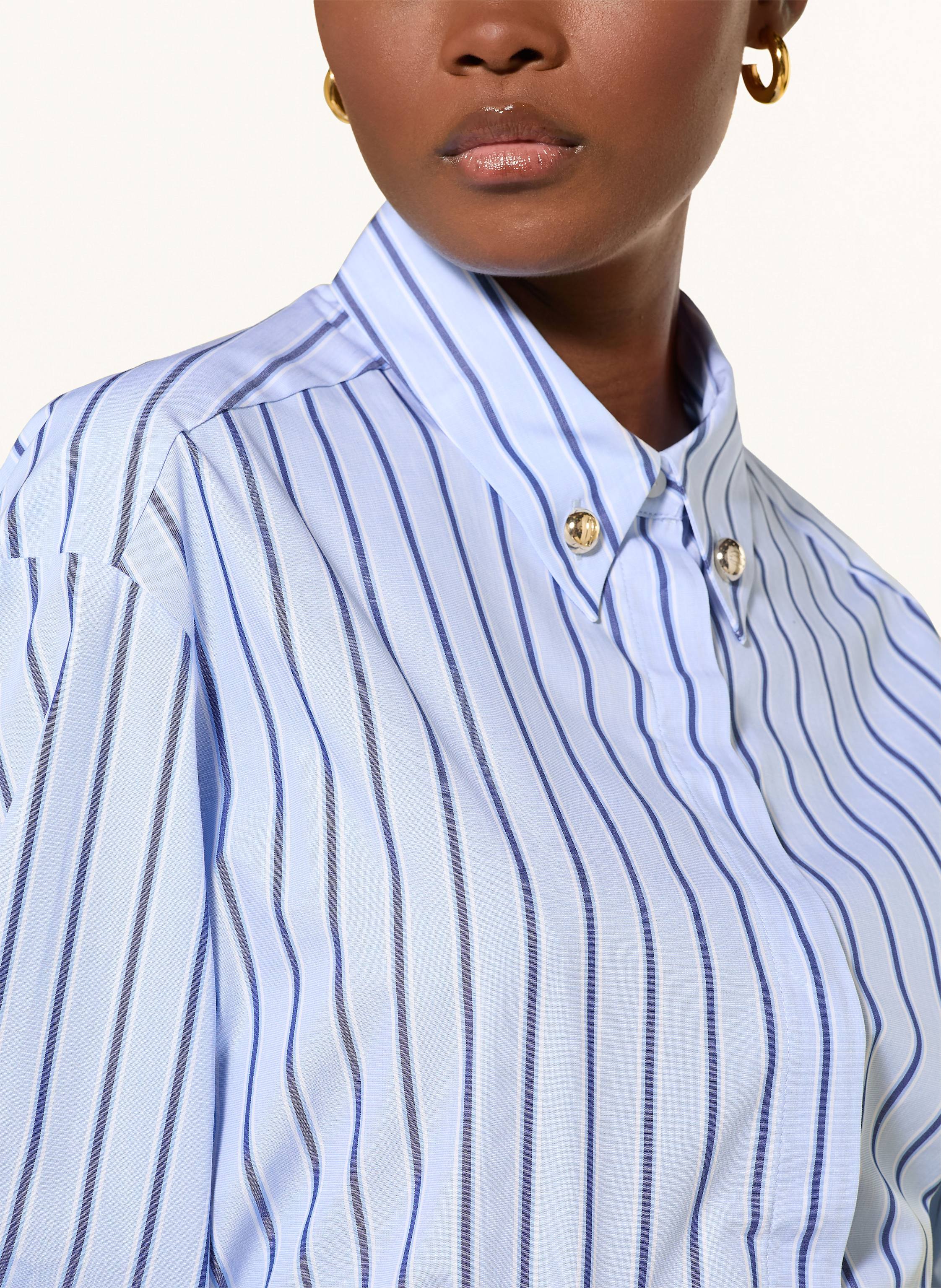 Thumbnail - Claudie Pierlot Hemdbluse blau