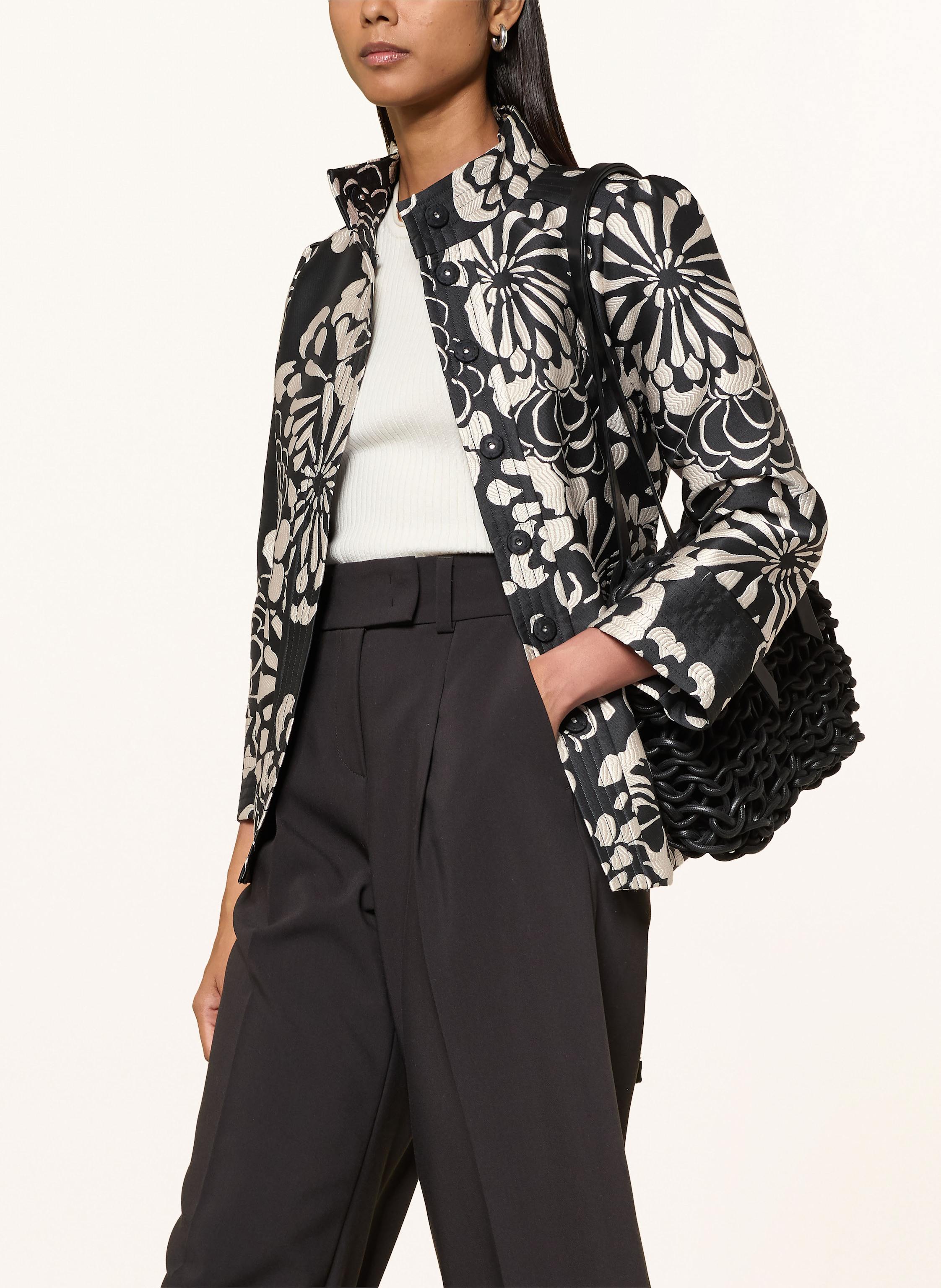 Thumbnail - Dea Kudibal Jacquard-Jacke Elladea schwarz