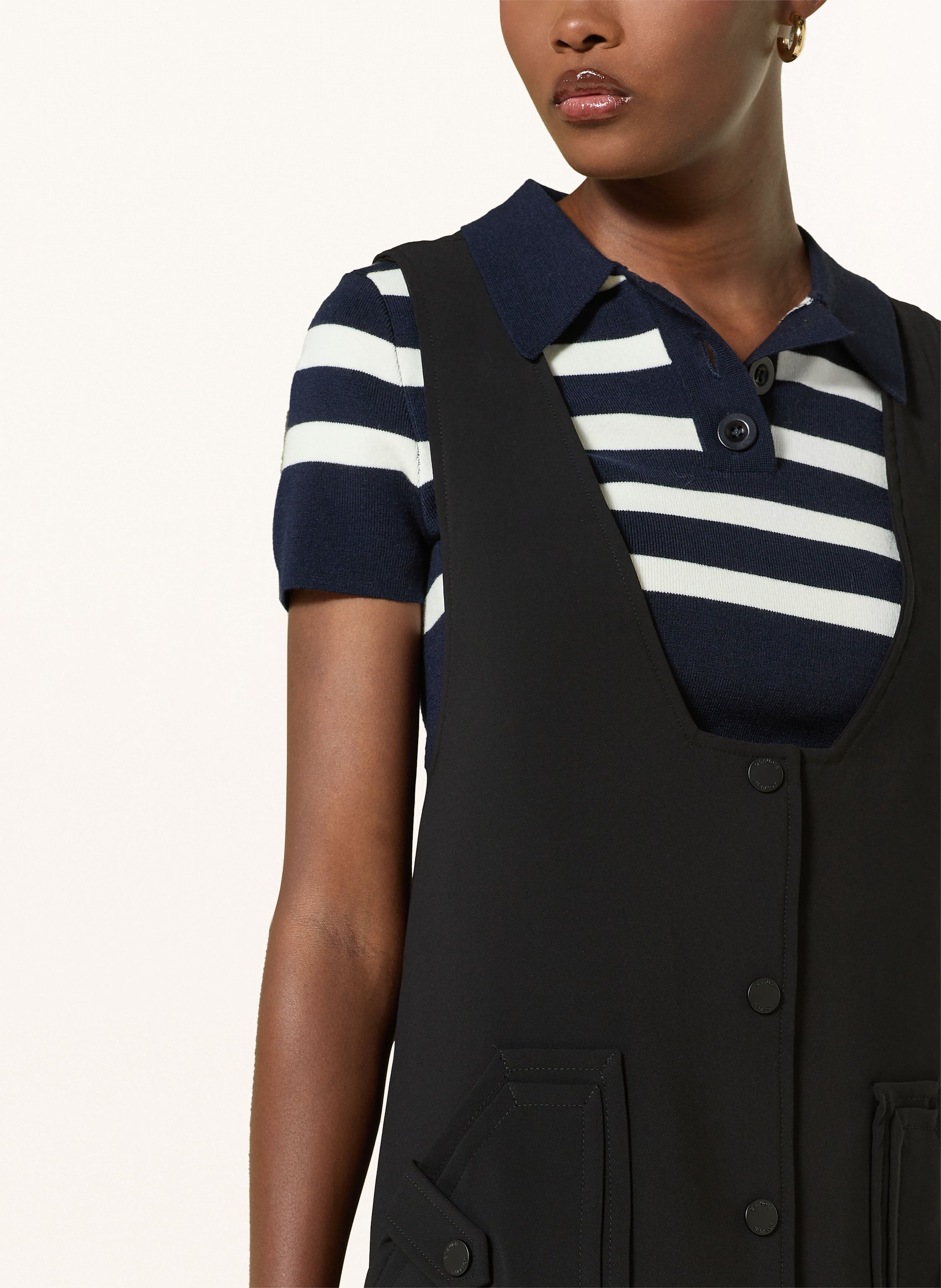 Thumbnail - Claudie Pierlot Latzkleid schwarz